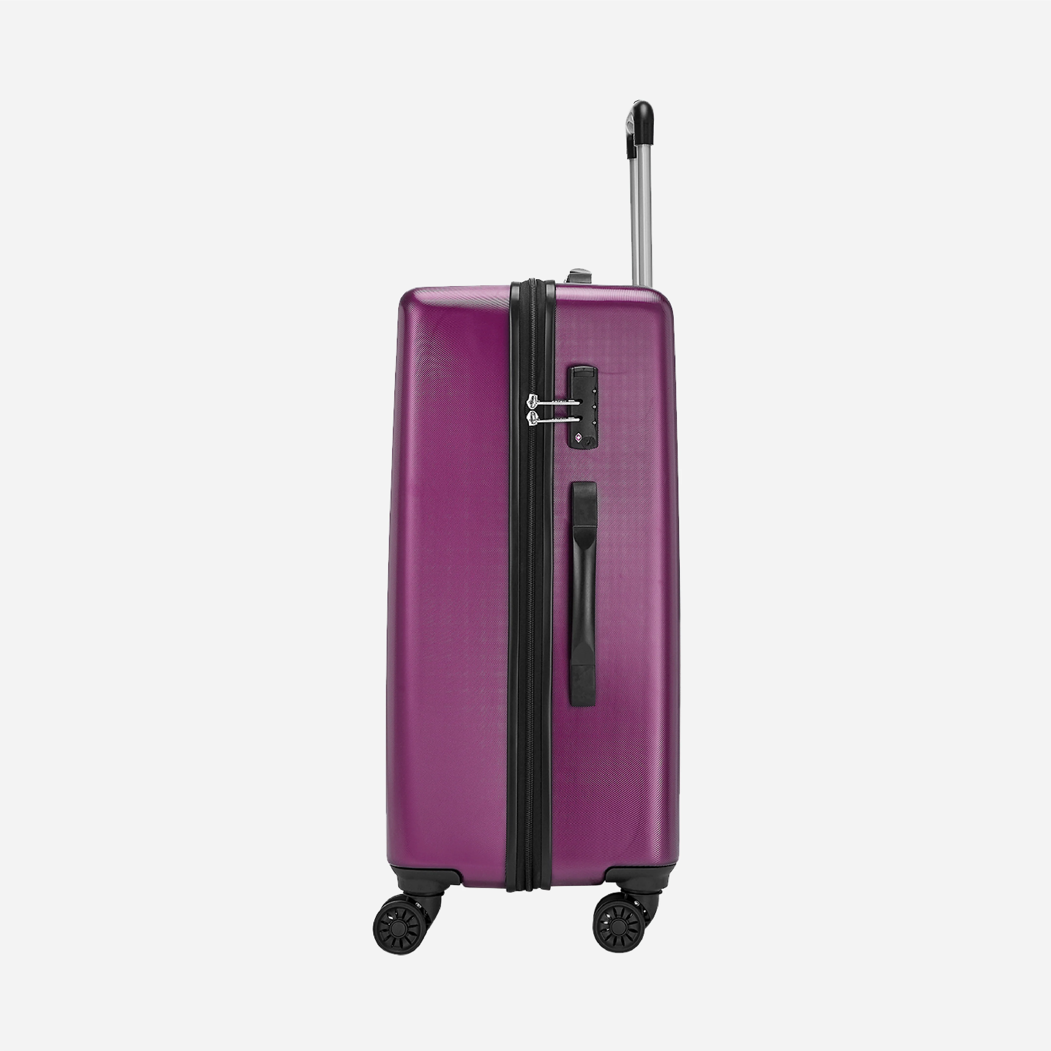 Safari Cargo Neo Magenta Purple Trolley Bag with TSA lock and Dual Wheels - Image 14