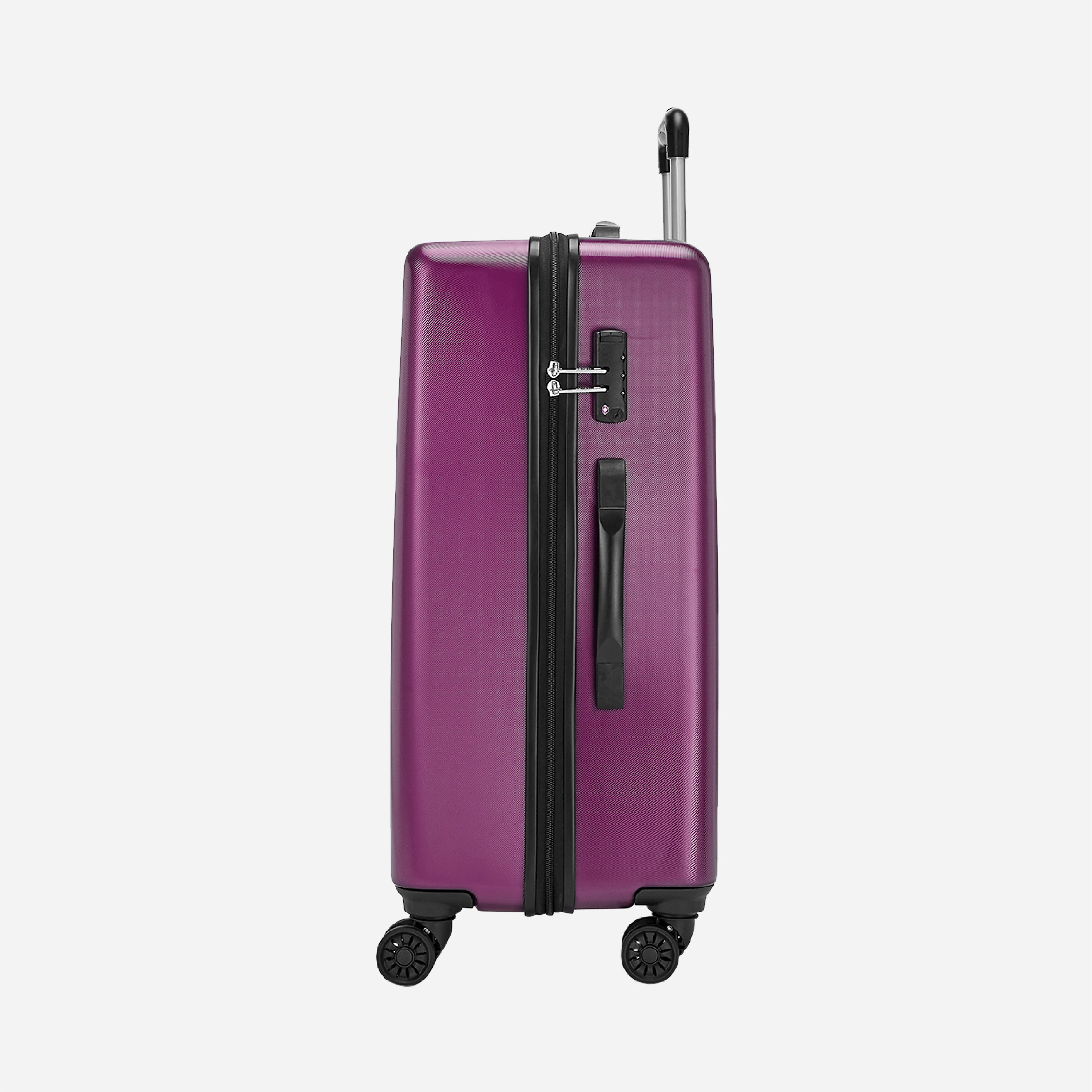 Safari Cargo Neo Magenta Purple Trolley Bag with TSA lock and Dual Wheels - Image 22