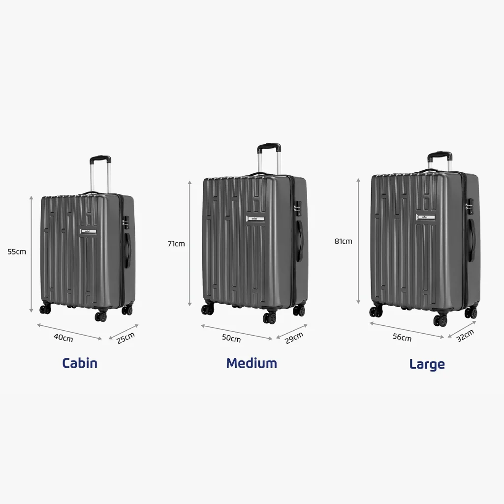 Safari Cargo Neo Magenta Purple Trolley Bag with TSA lock and Dual Wheels - Image 26