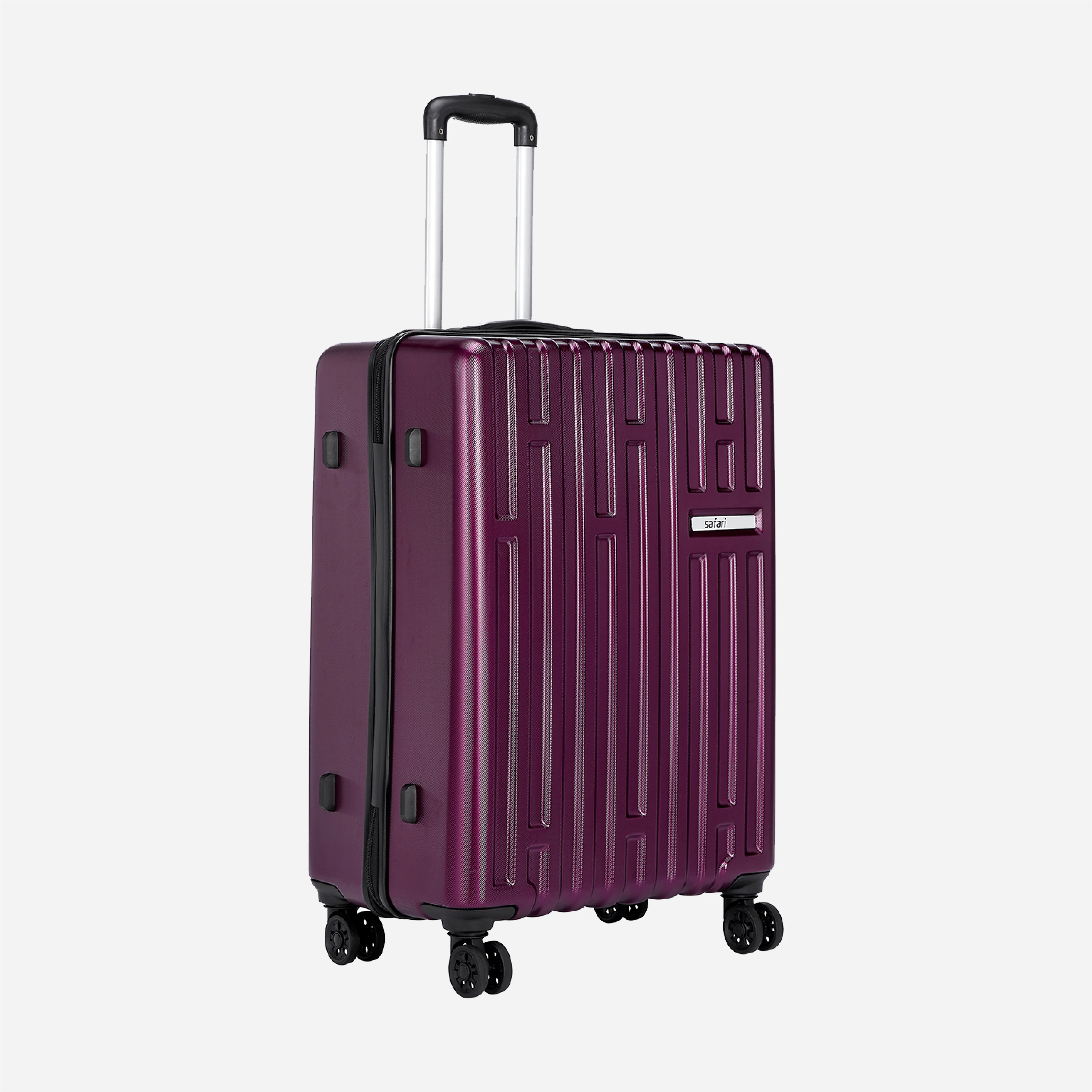 Safari Cargo Neo Magenta Purple Trolley Bag with TSA lock and Dual Wheels - Image 4