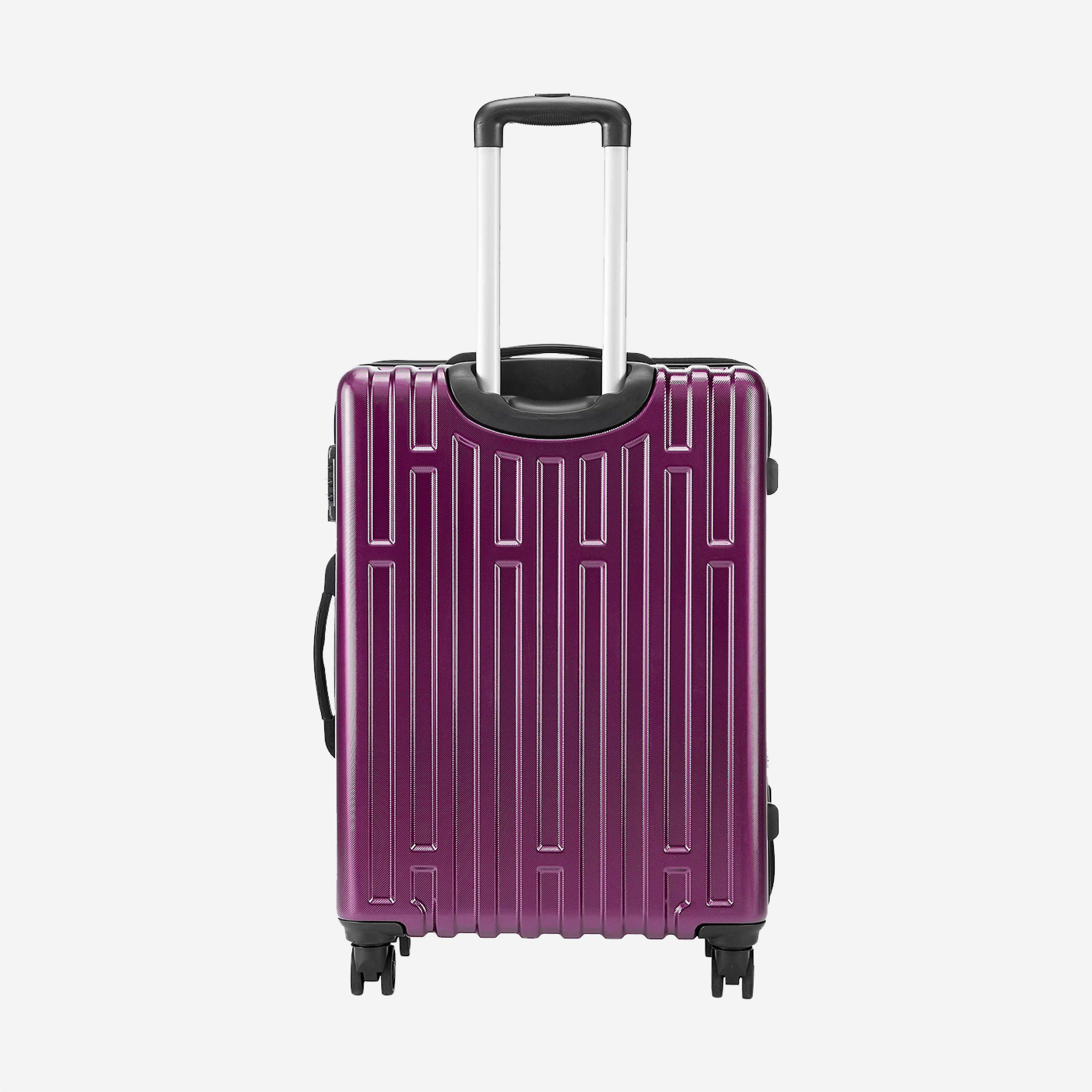 Safari Cargo Neo Magenta Purple Trolley Bag with TSA lock and Dual Wheels - Image 5