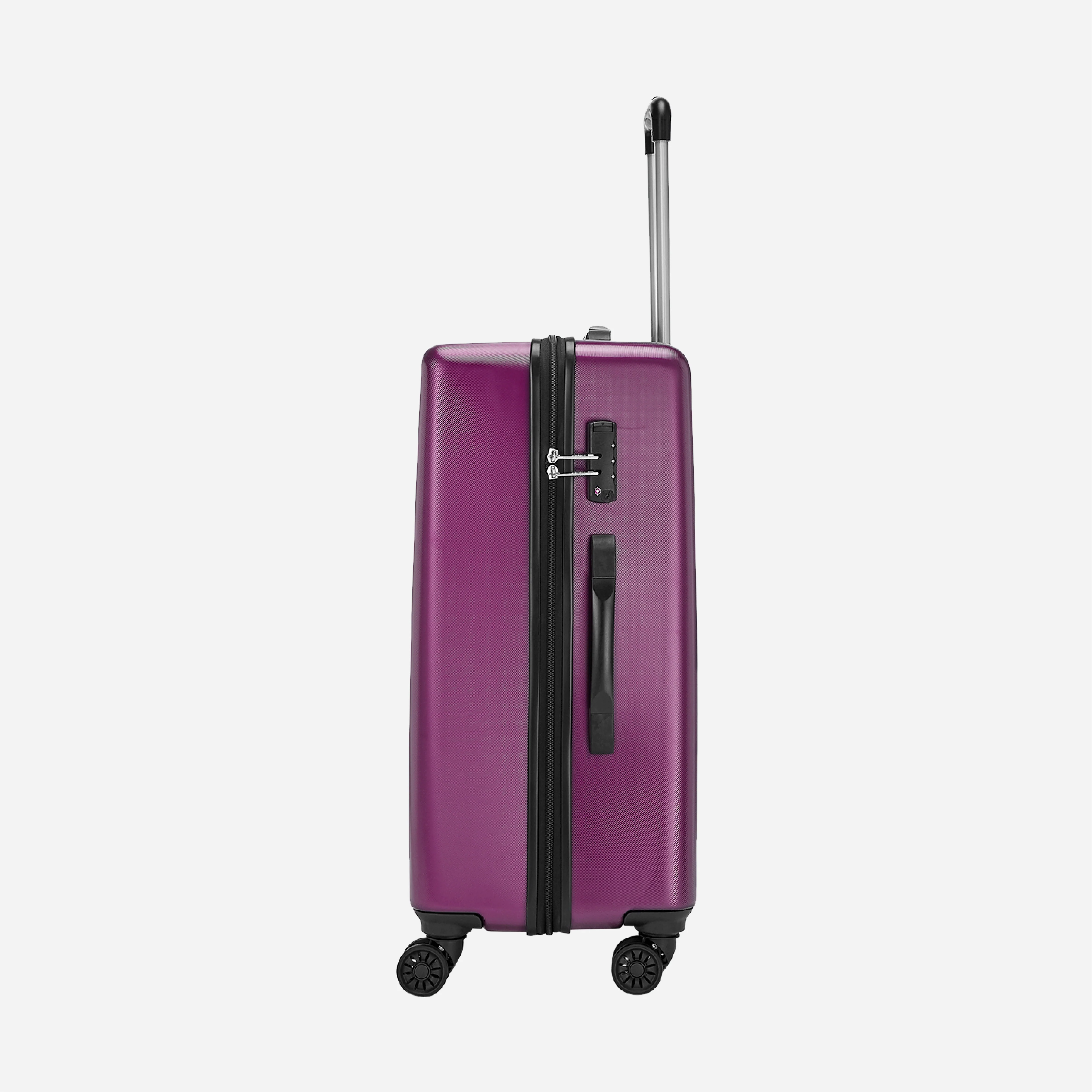 Safari Cargo Neo Magenta Purple Trolley Bag with TSA lock and Dual Wheels - Image 6
