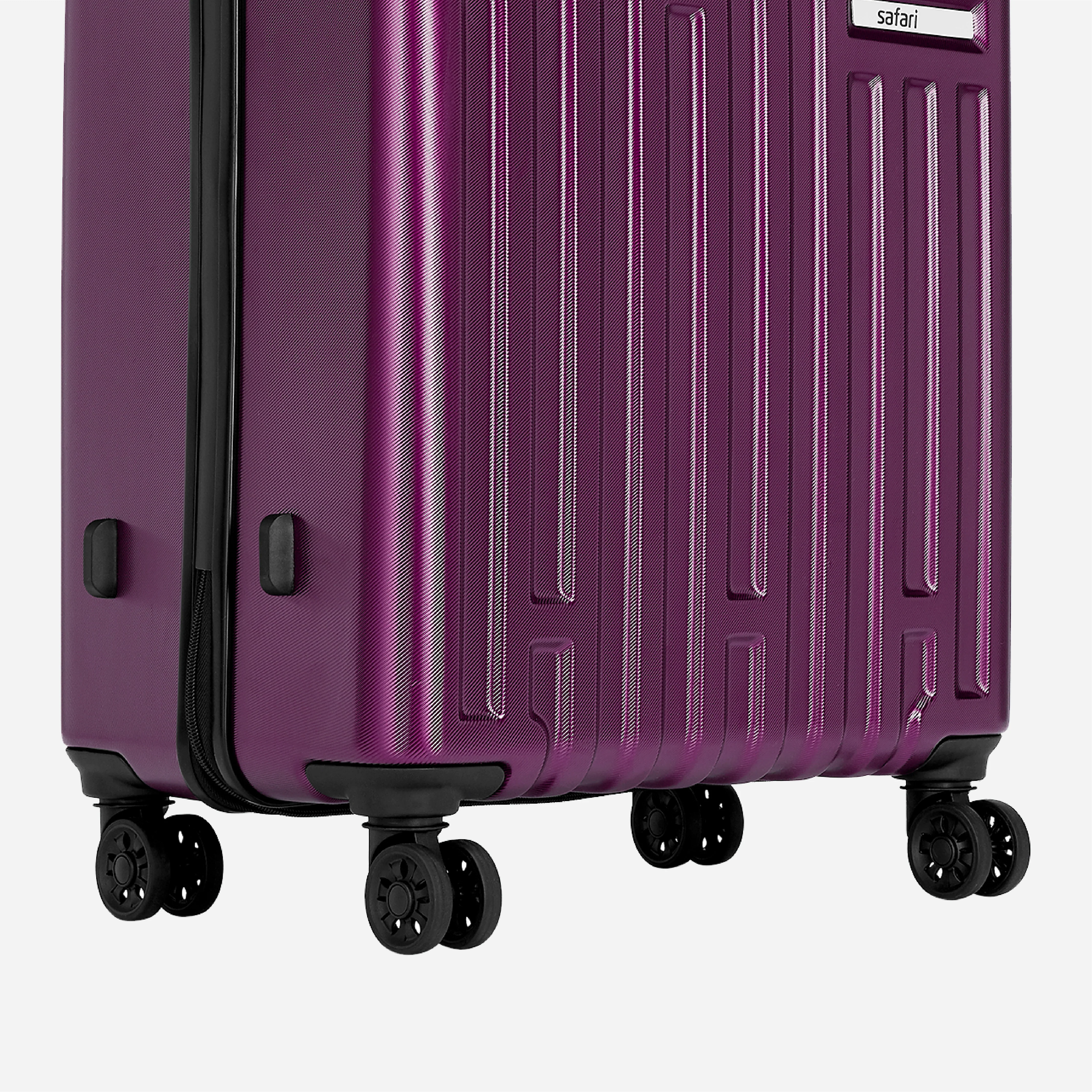Safari Cargo Neo Magenta Purple Trolley Bag with TSA lock and Dual Wheels - Image 7