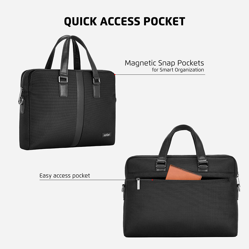 Safari Classic Messenger Bag - Black - Image 3