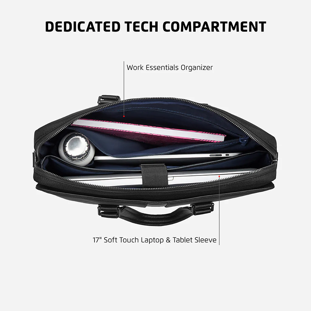 Safari Classic Messenger Bag - Black - Image 4