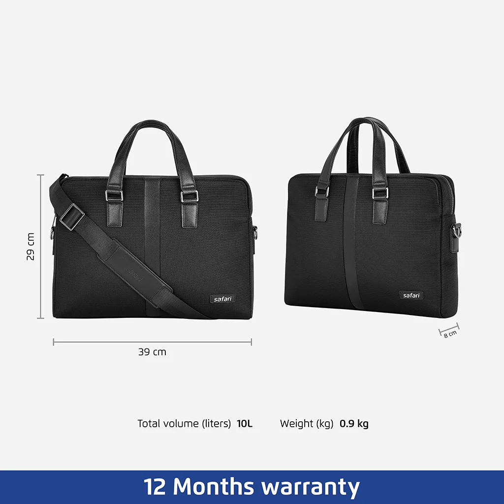 Safari Classic Messenger Bag - Black - Image 5