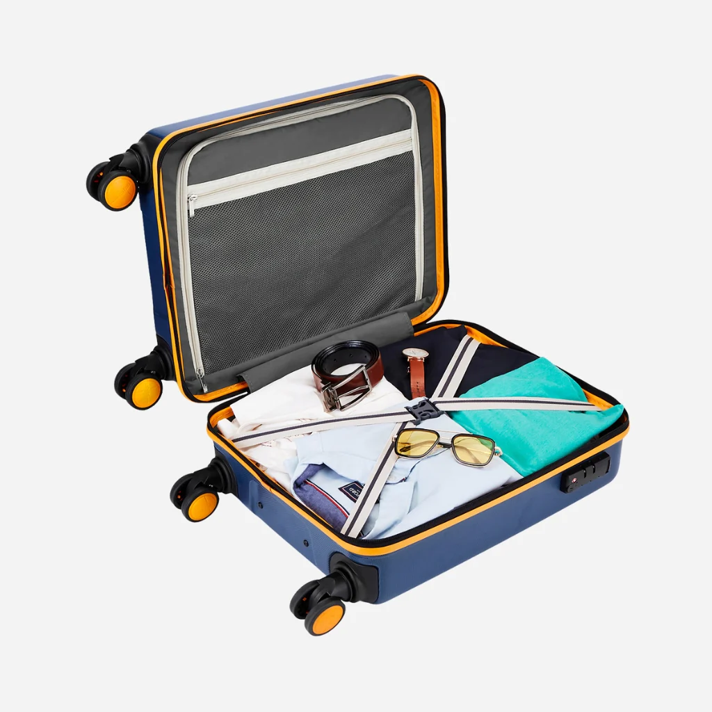 Safari Defender Graphic Blue Trolley Bag with TSA lock and Dual Wheels - Image 16