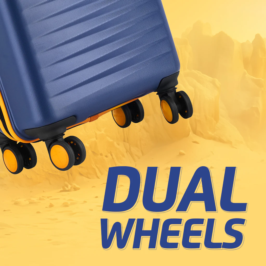 Safari Defender Graphic Blue Trolley Bag with TSA lock and Dual Wheels - Image 35