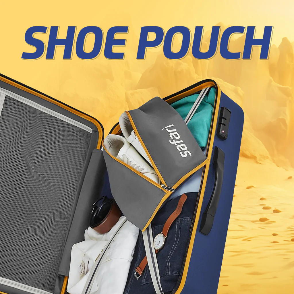 Safari Defender Graphic Blue Trolley Bag with TSA lock and Dual Wheels - Image 36