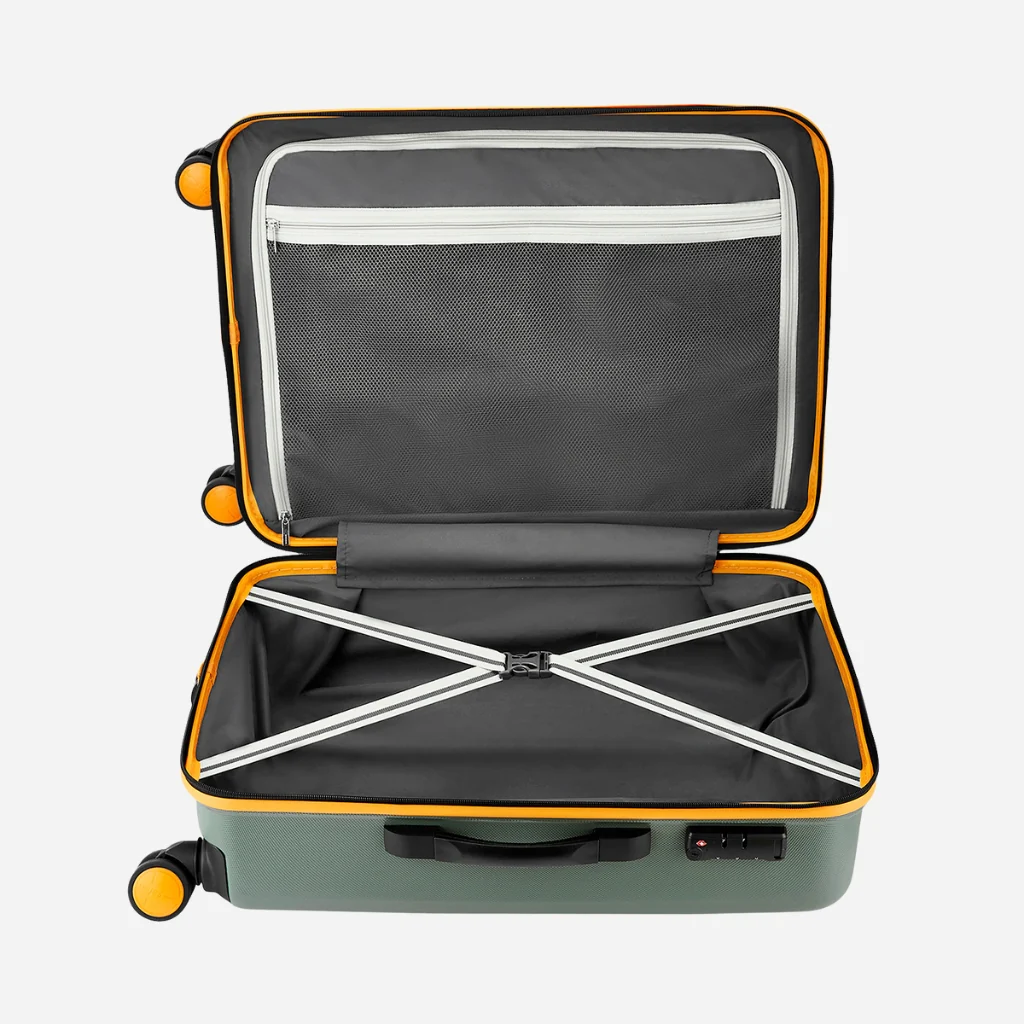 Safari Defender Thyme Green Trolley Bag with TSA lock and Dual Wheels - Image 46