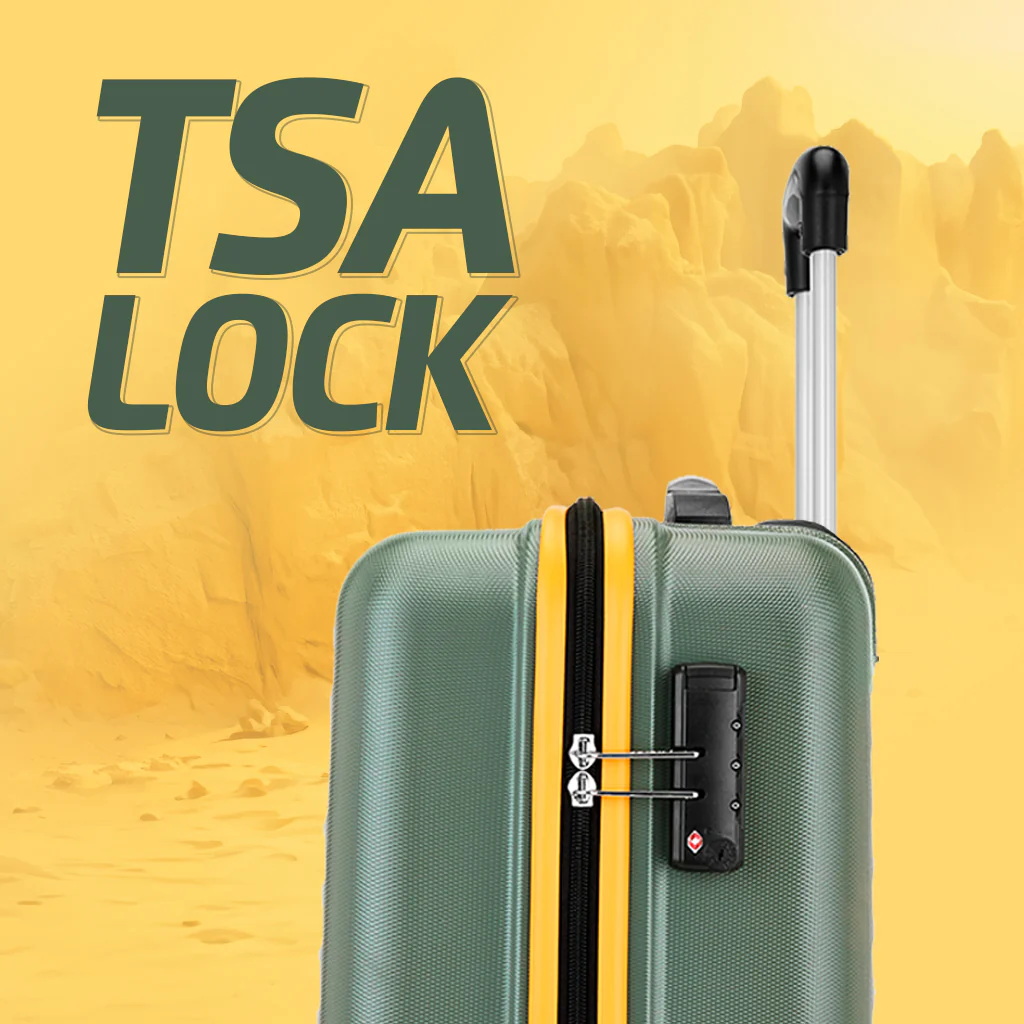 Safari Defender Thyme Green Trolley Bag with TSA lock and Dual Wheels - Image 19