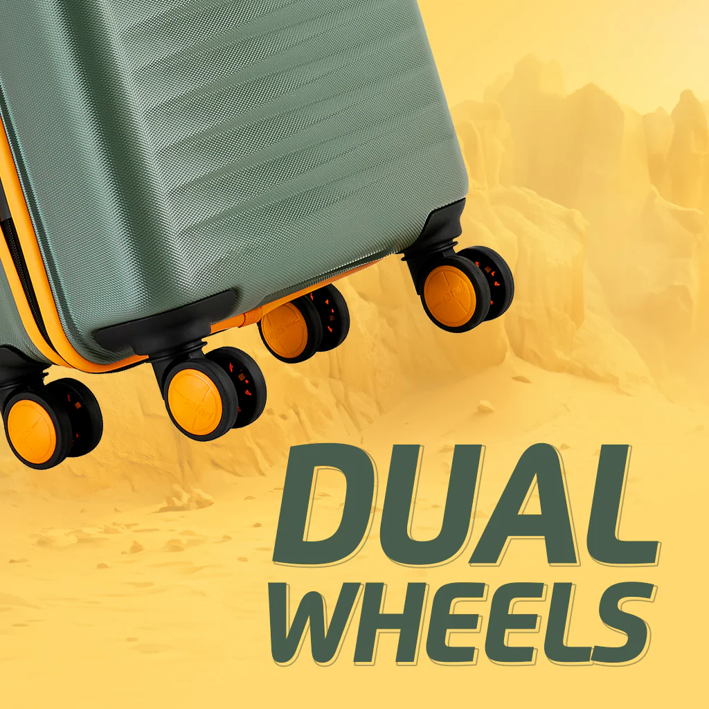 Safari Defender Thyme Green Trolley Bag with TSA lock and Dual Wheels - Image 20