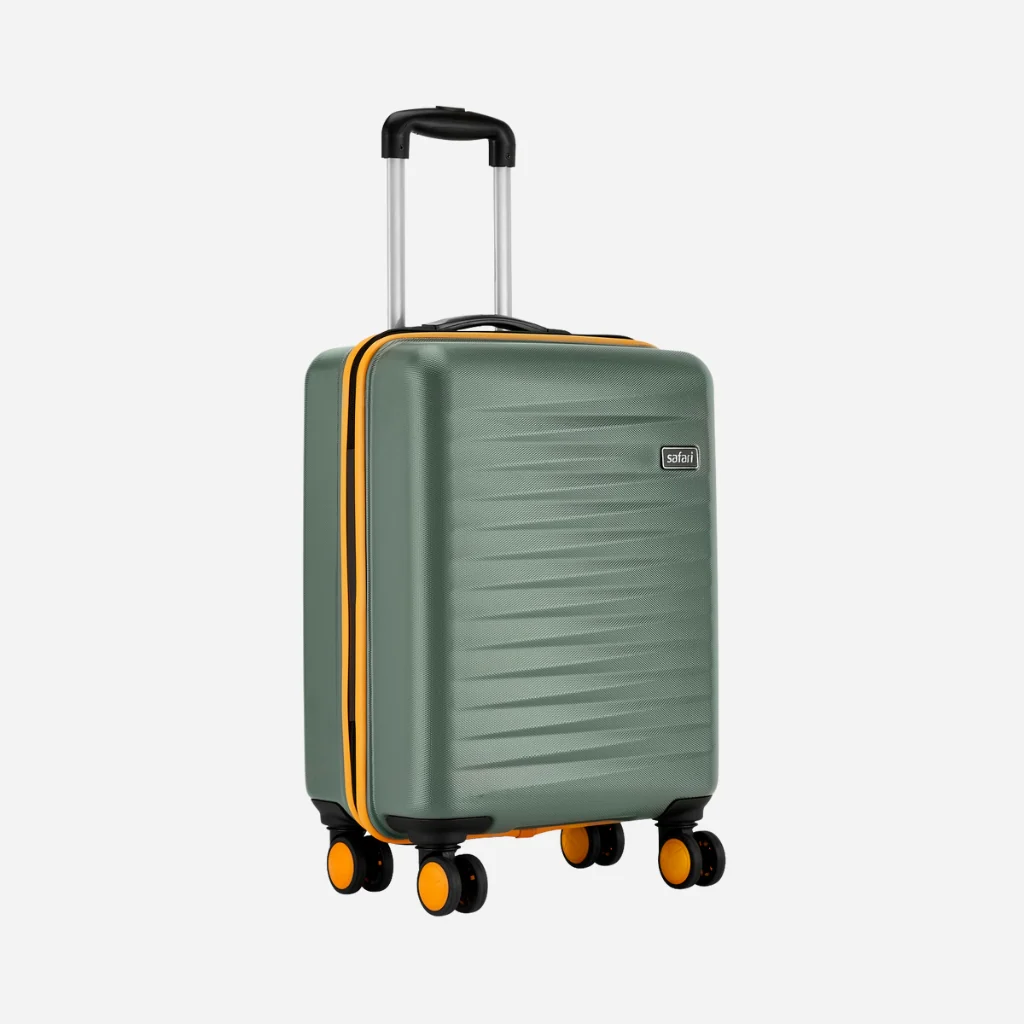 Safari Defender Thyme Green Trolley Bag with TSA lock and Dual Wheels - Image 11