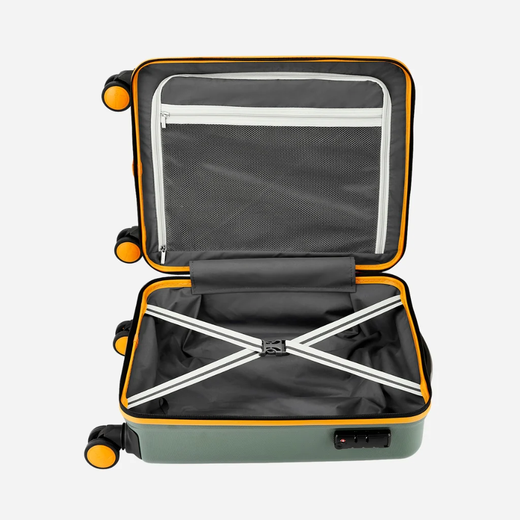 Safari Defender Thyme Green Trolley Bag with TSA lock and Dual Wheels - Image 15