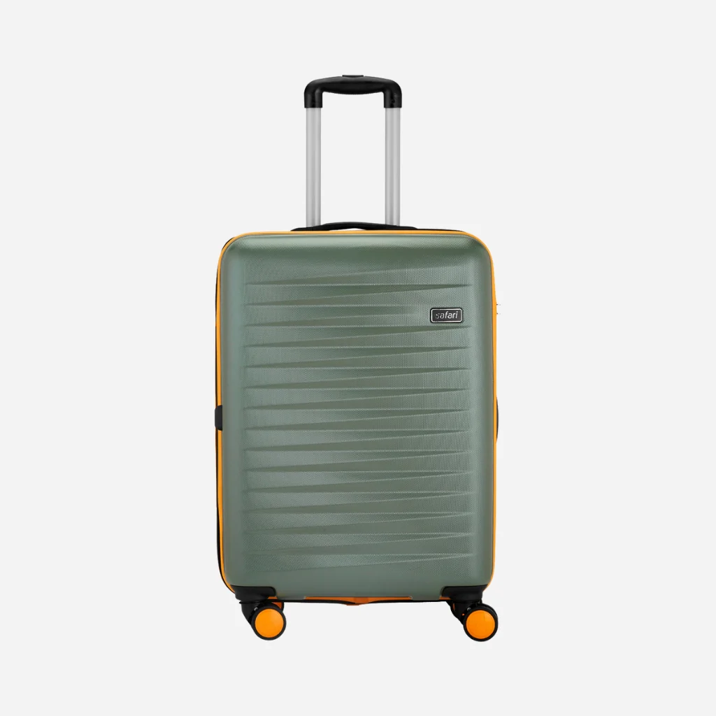 Safari Defender Thyme Green Trolley Bag with TSA lock and Dual Wheels - Image 25