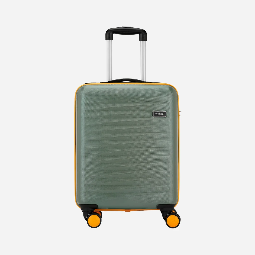 Safari Defender Thyme Green Trolley Bag with TSA lock and Dual Wheels - Image 9