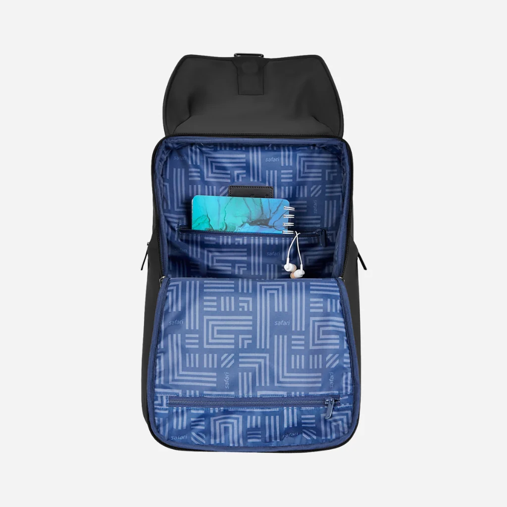 Safari Enigma 27L Black Formal Backpack with Laptop Sleeve - Image 10