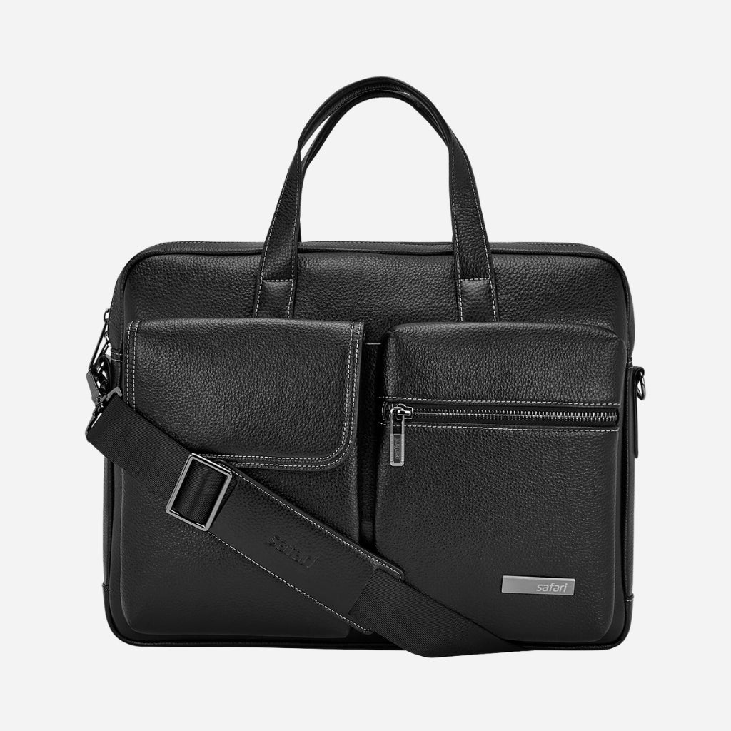 Safari Fable Messenger Bag with Dual compartments - Black - Image 6