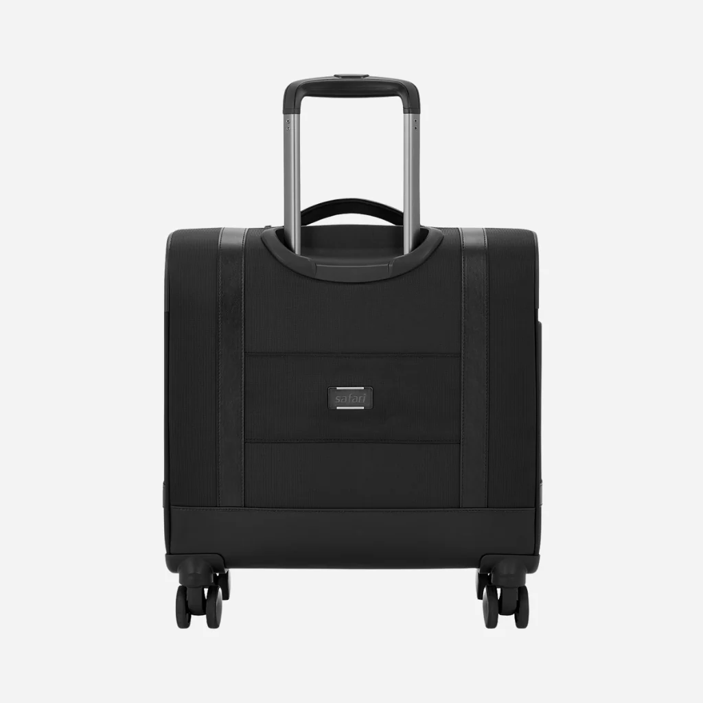 Safari Falcon Black Overnighter Laptop Trolley Bag with TSA Lock and Detailed Interior. - Image 9