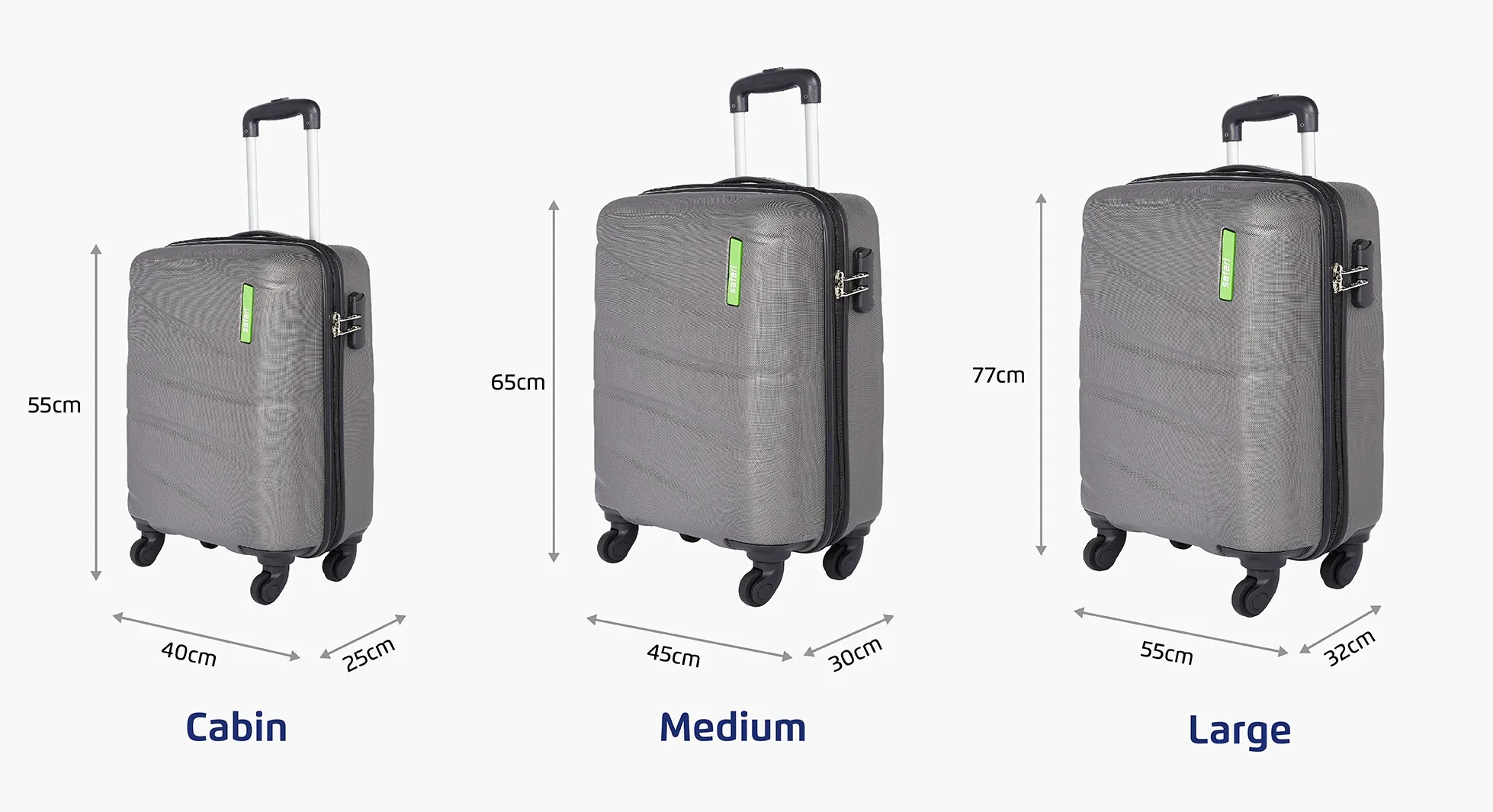 Safari Flo Secure Teal Trolley Bag with 360° Wheels - Image 23