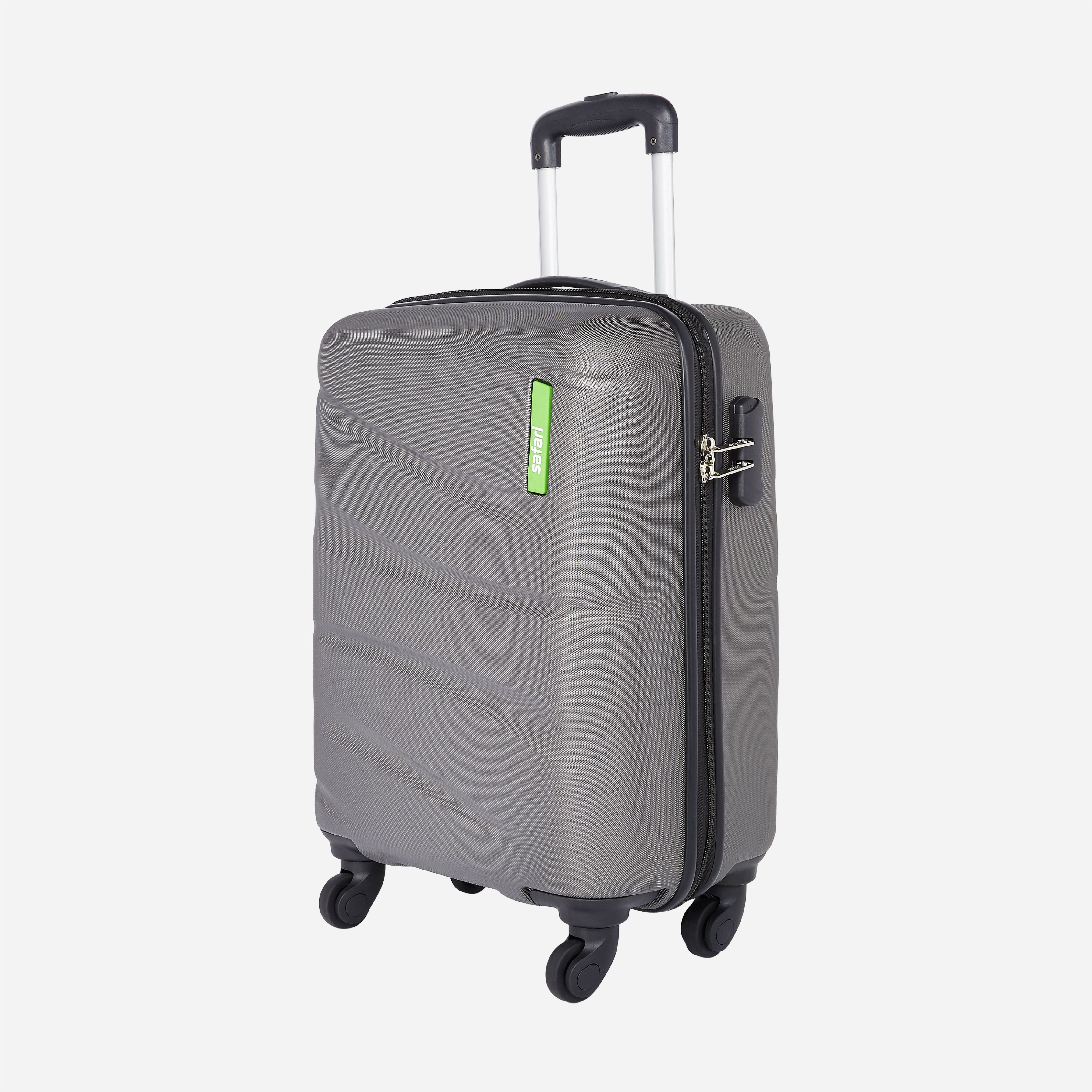 Safari Flo Secure Gun Metal Trolley Bag with 360° Wheels - Image 9