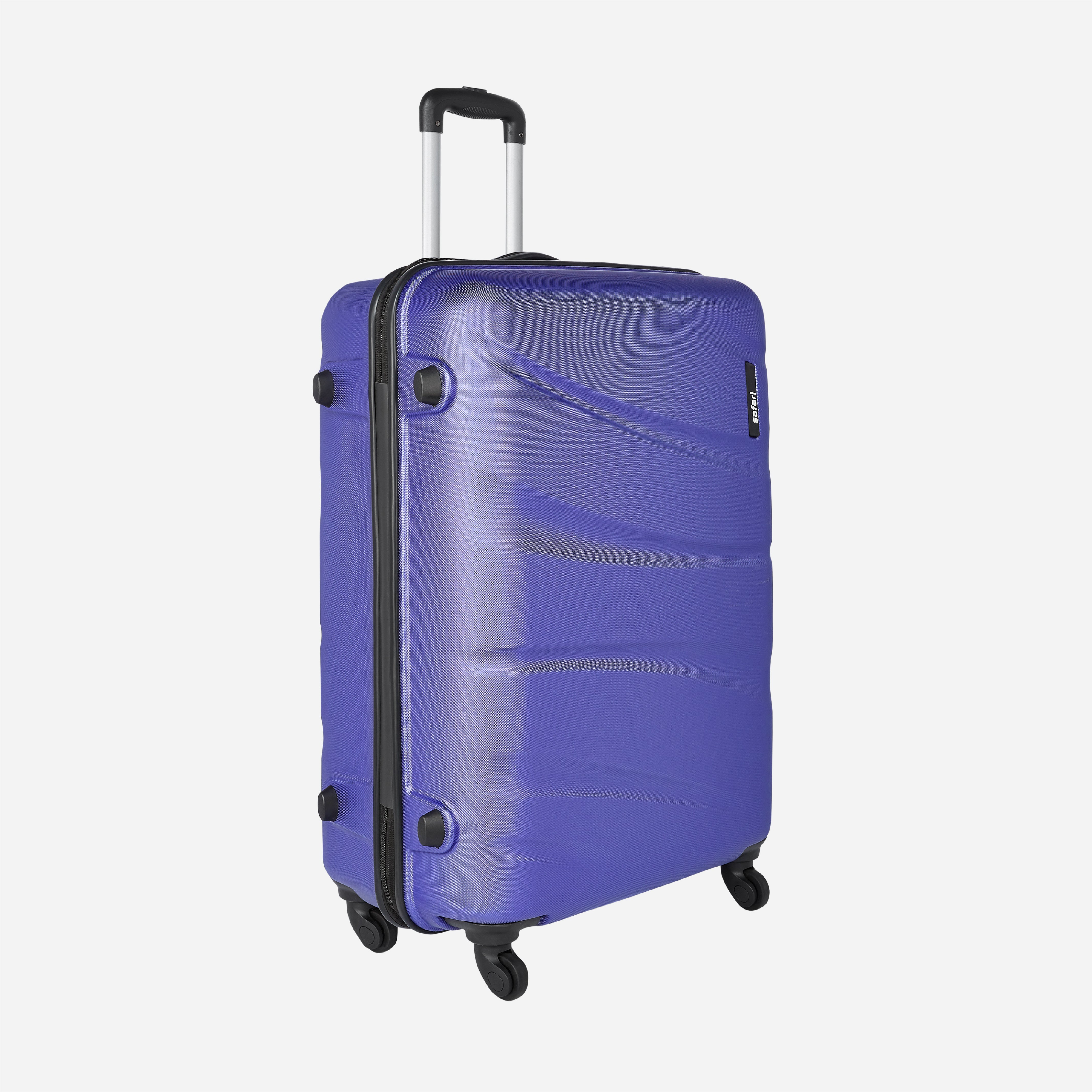 Safari Flo Secure Metallic Purple Trolley Bag with 360° Wheels - Image 11