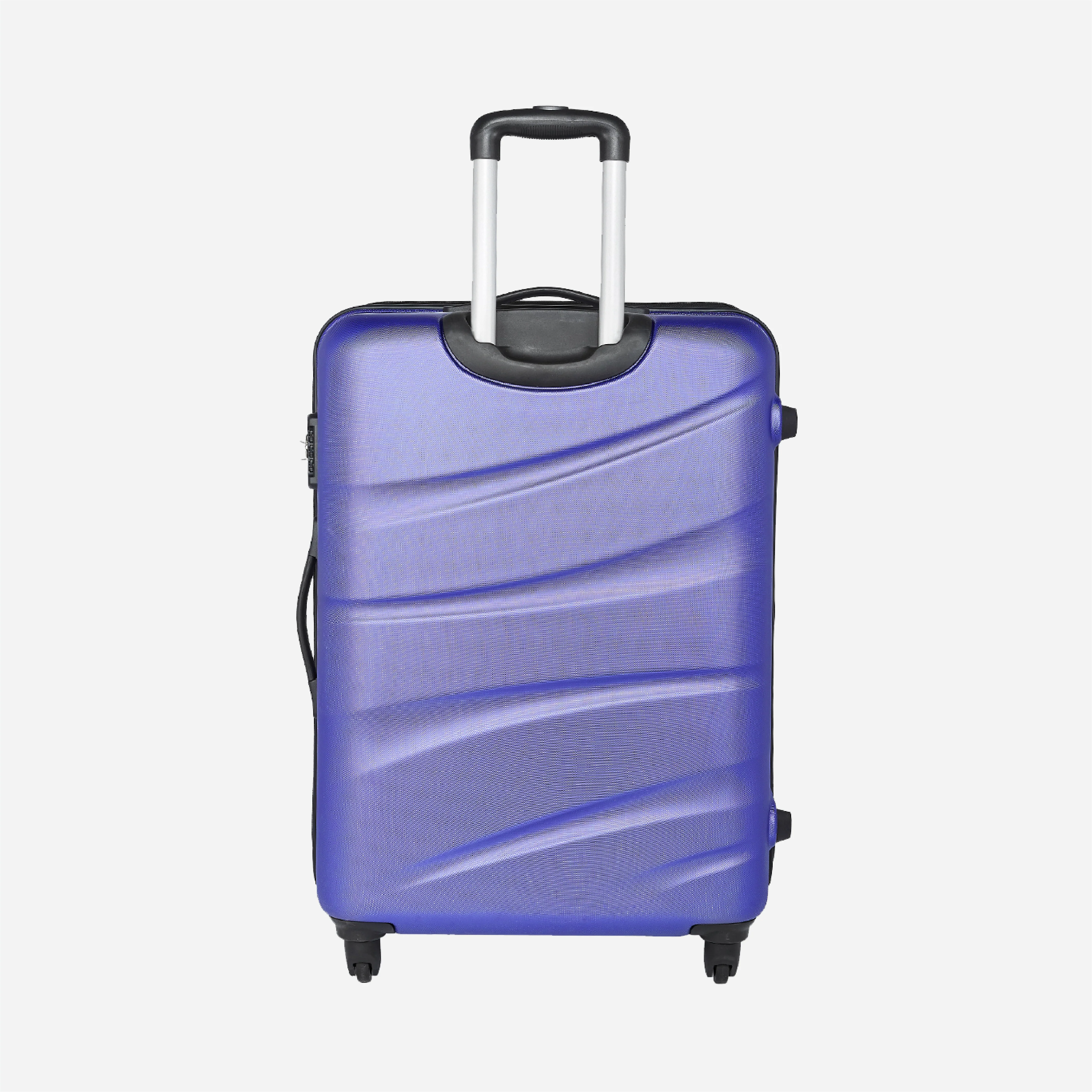 Safari Flo Secure Metallic Purple Trolley Bag with 360° Wheels - Image 12
