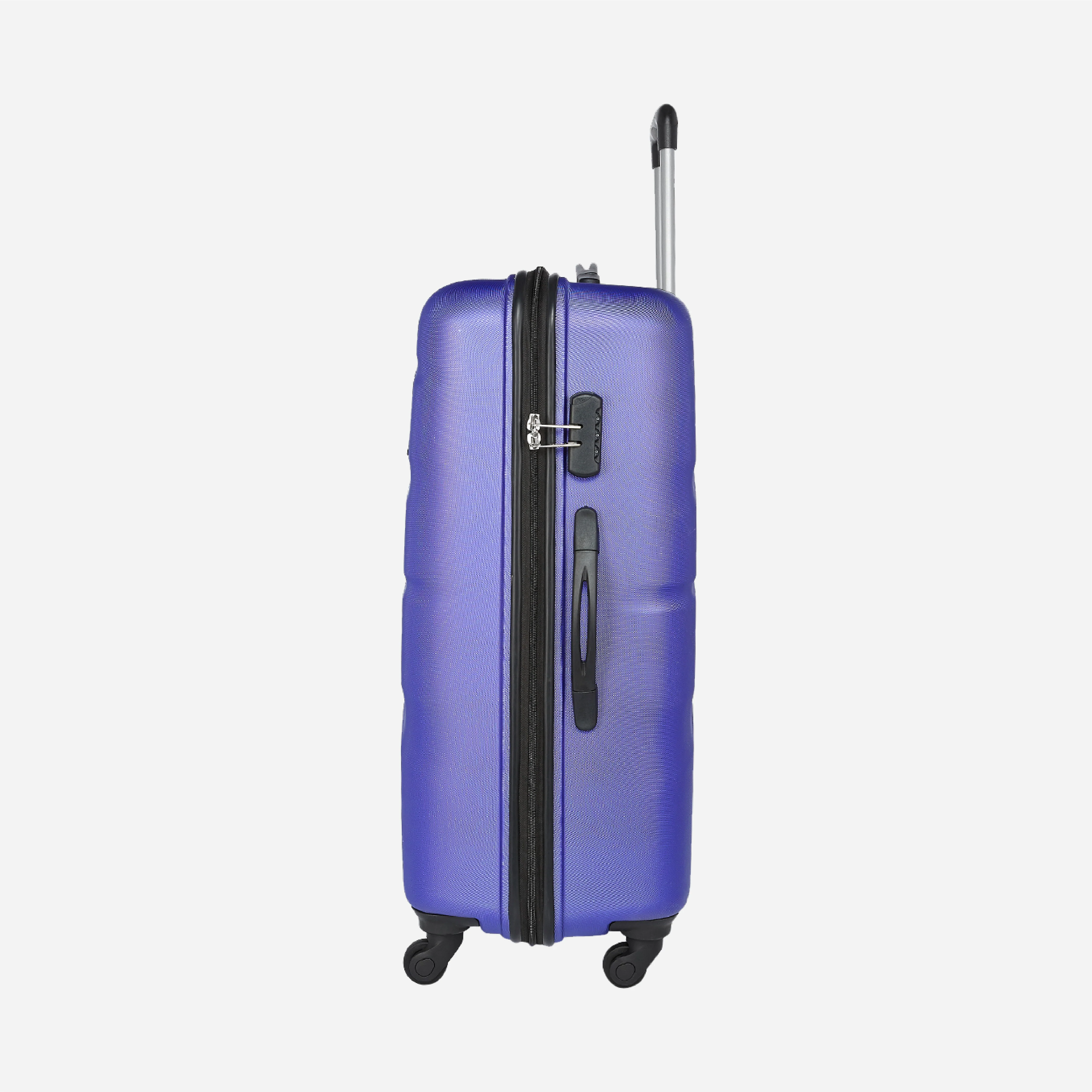 Safari Flo Secure Metallic Purple Trolley Bag with 360° Wheels - Image 13