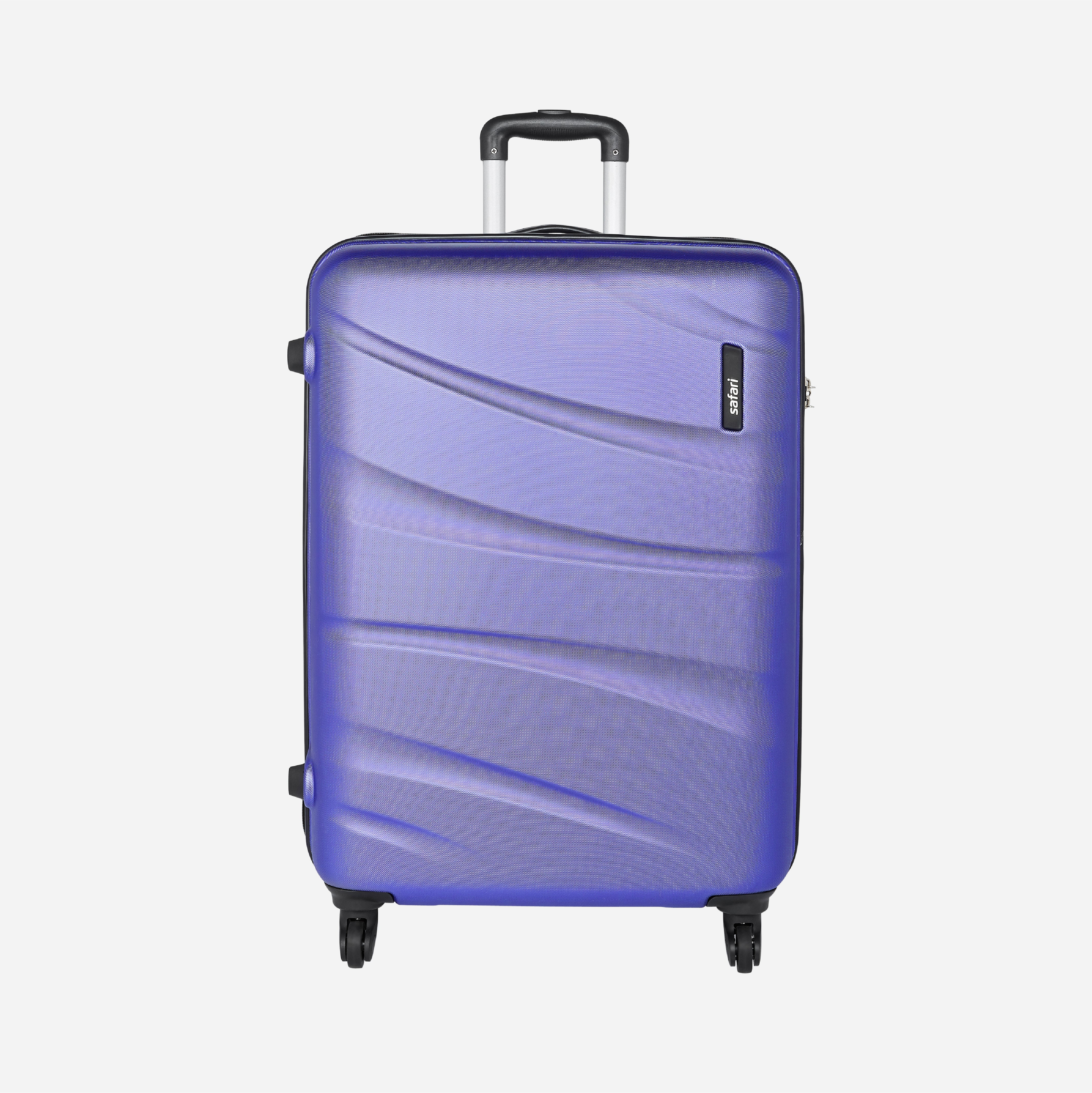 Safari Flo Secure Metallic Purple Trolley Bag with 360° Wheels - Image 17