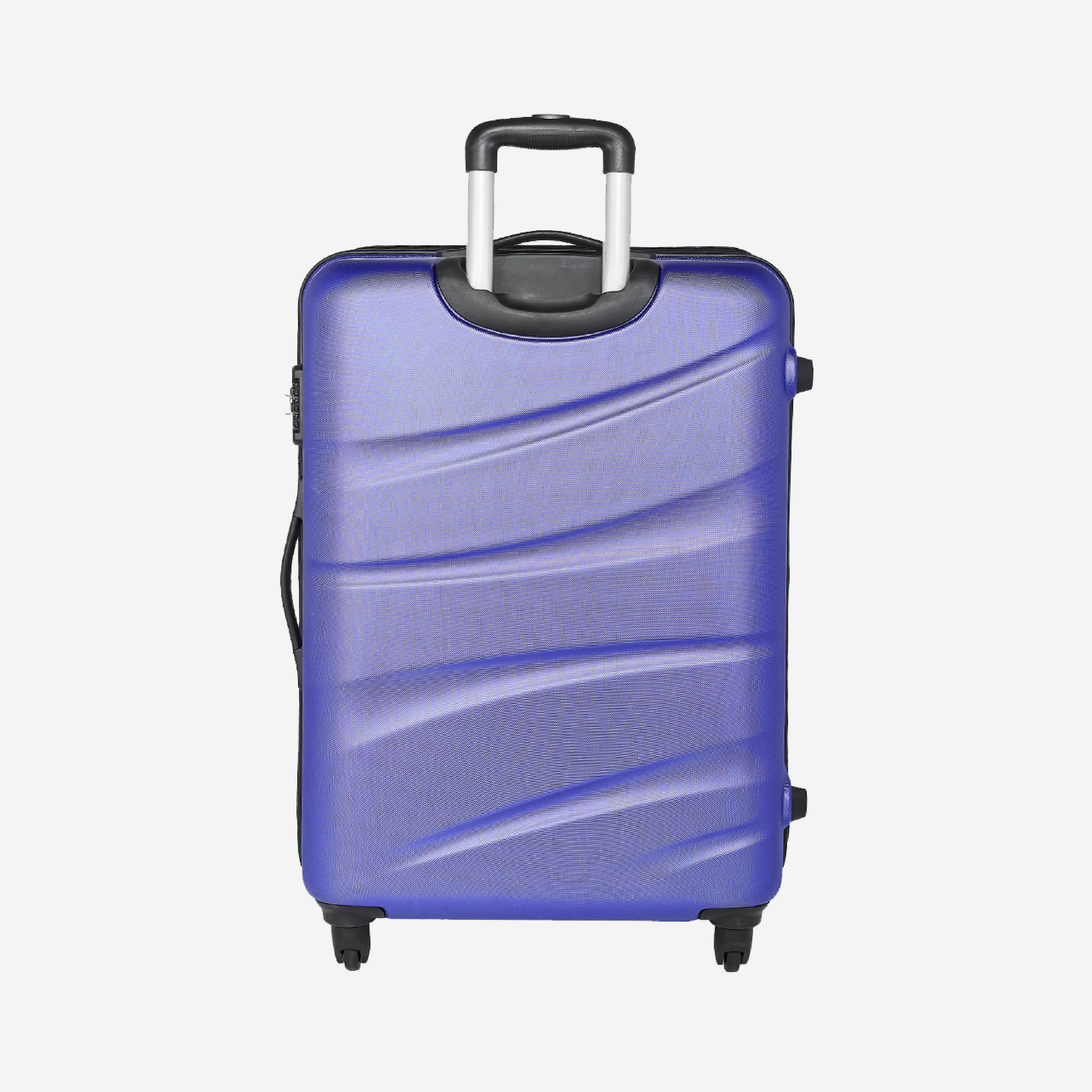 Safari Flo Secure Metallic Purple Trolley Bag with 360° Wheels - Image 19