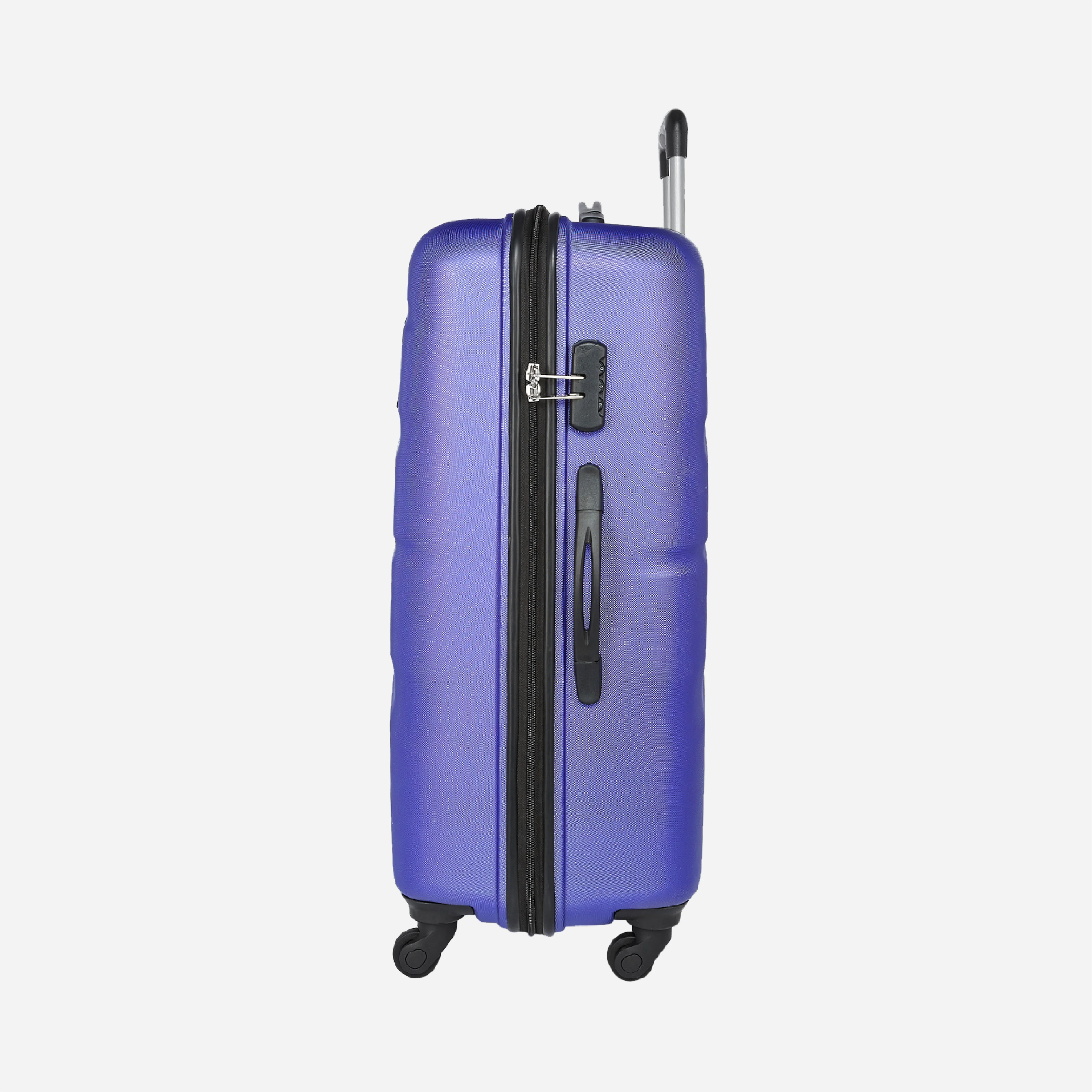 Safari Flo Secure Metallic Purple Trolley Bag with 360° Wheels - Image 20