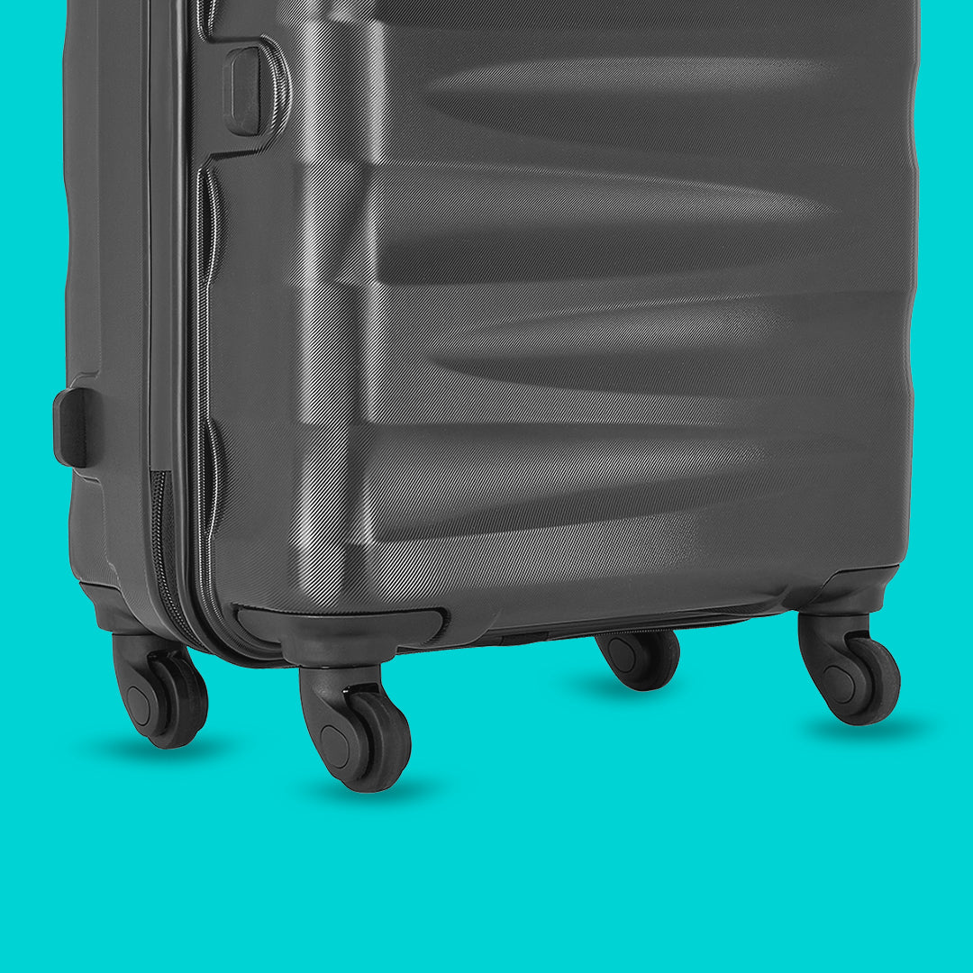 Safari Ngage Set of 3 Gun Metal Trolley Bags with 360° Wheels - Image 5