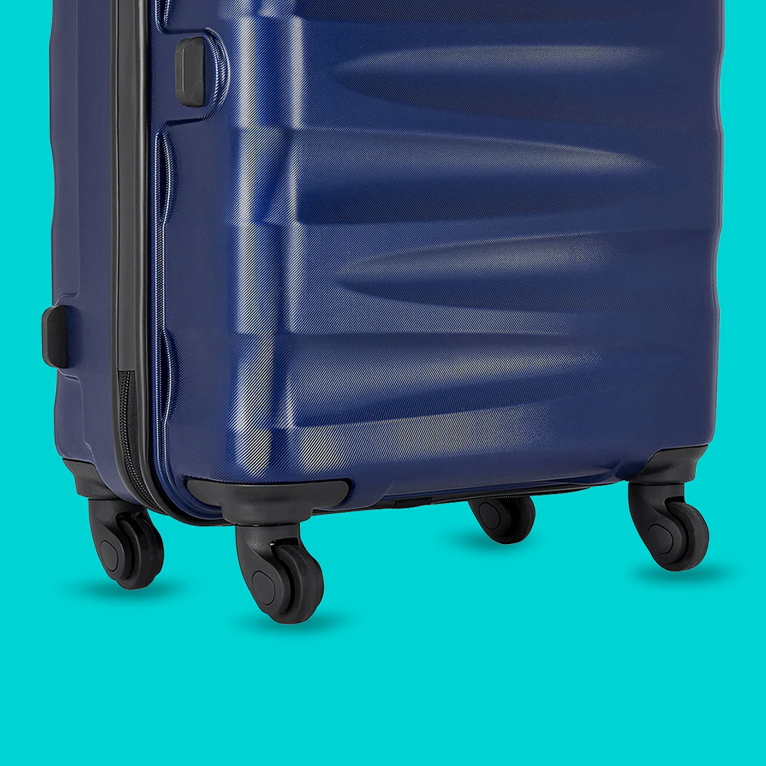 Safari Ngage Set of 3 Midnight Blue Trolley Bags with 360° Wheels - Image 5