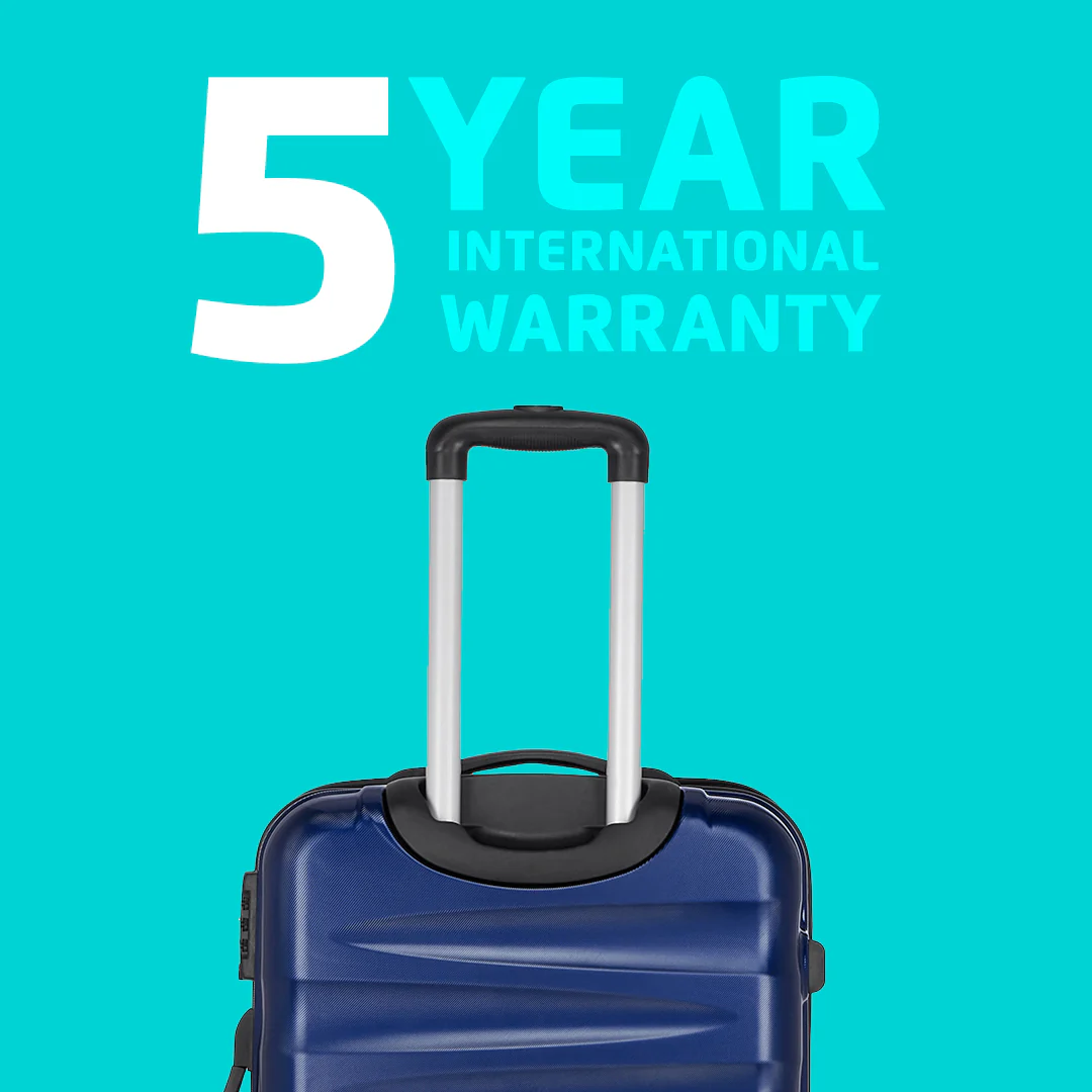 Safari Ngage Set of 3 Midnight Blue Trolley Bags with 360° Wheels - Image 9