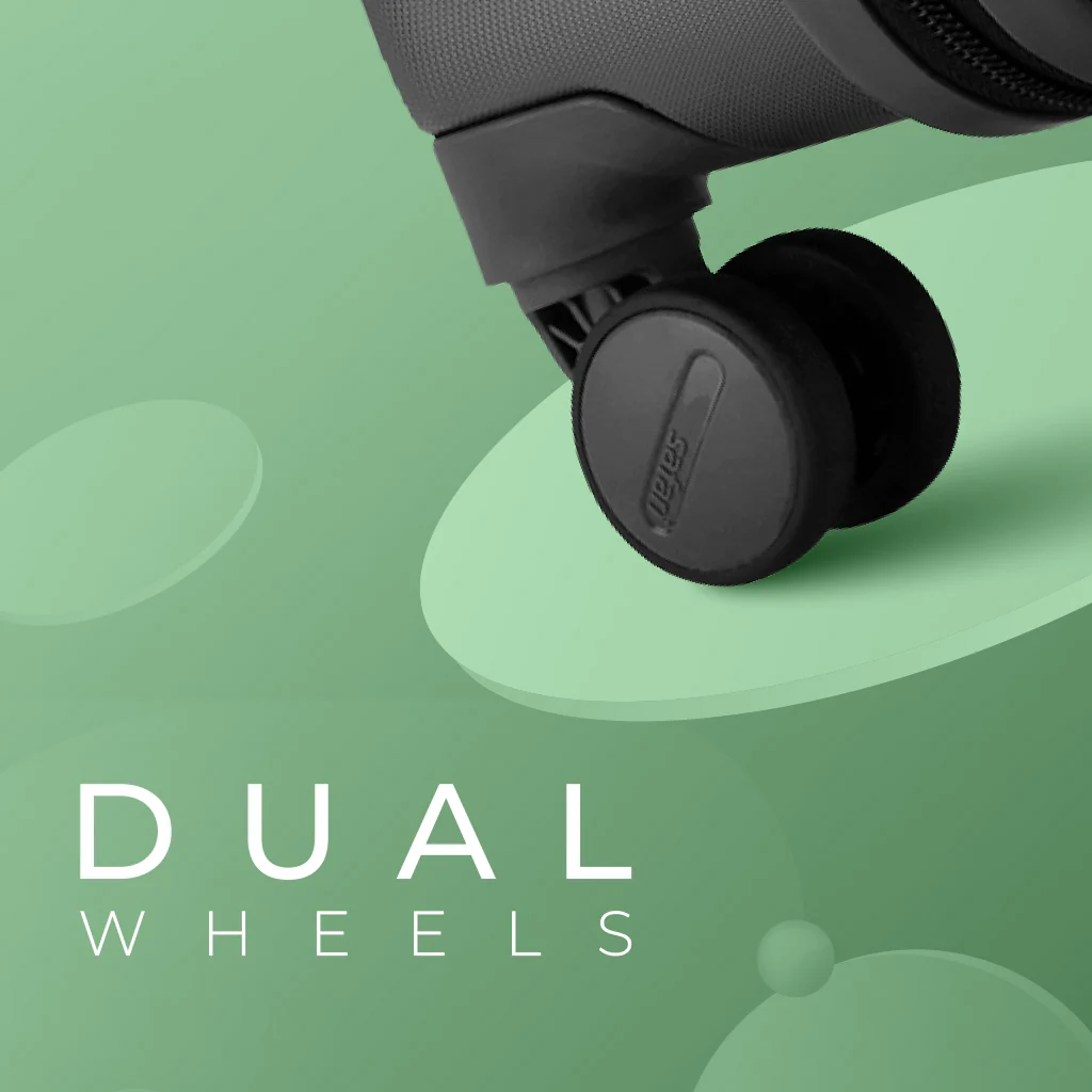 Safari Polaris Pro Castle Black Trolley Bag with TSA Lock, Dual wheels, Side Hooks and Wet Pouch - Image 3