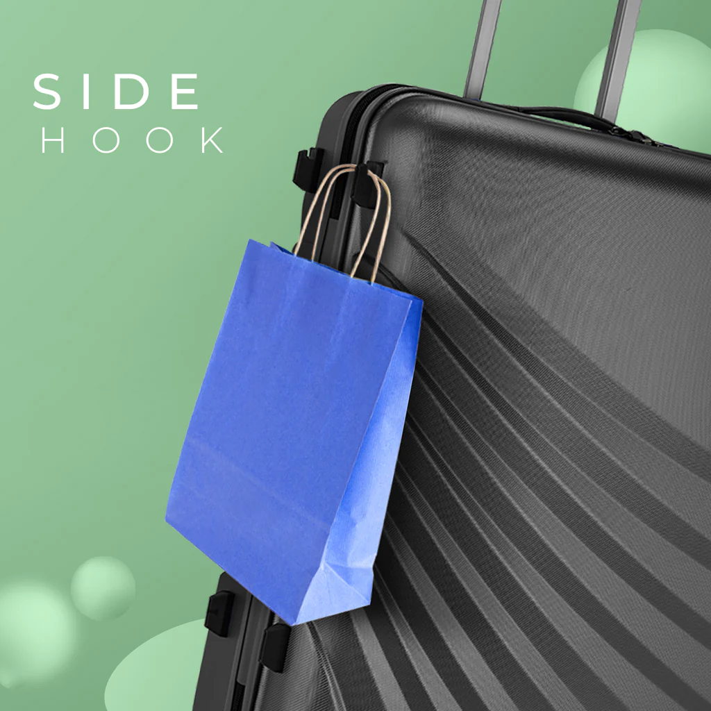 Safari Polaris Pro Castle Black Trolley Bag with TSA Lock, Dual wheels, Side Hooks and Wet Pouch - Image 6