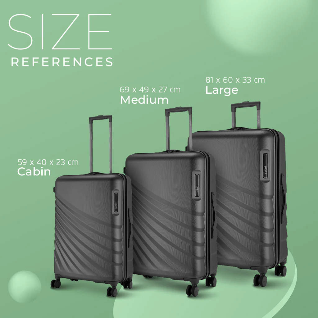 Safari Polaris Pro Castle Black Trolley Bag with TSA Lock, Dual wheels, Side Hooks and Wet Pouch - Image 8