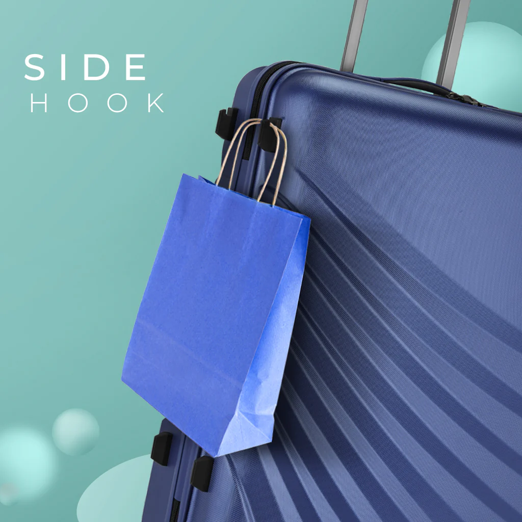 Safari Polaris Pro Titan Blue Trolley Bag Combo of Small and medium with TSA Lock, Dual wheels, Side Hooks and Wet Pouch - Image 5