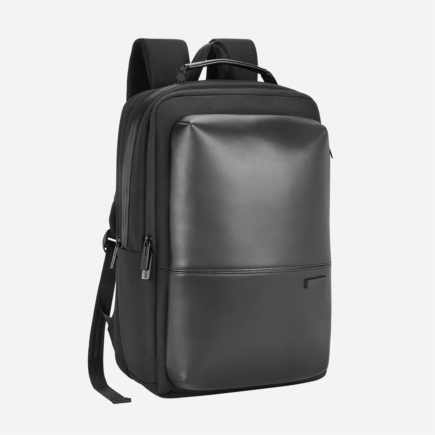 Safari Ritz 16L Black Formal Backpack with USB Port, Hidden Pockets, and Trolley Sleeve - Image 4