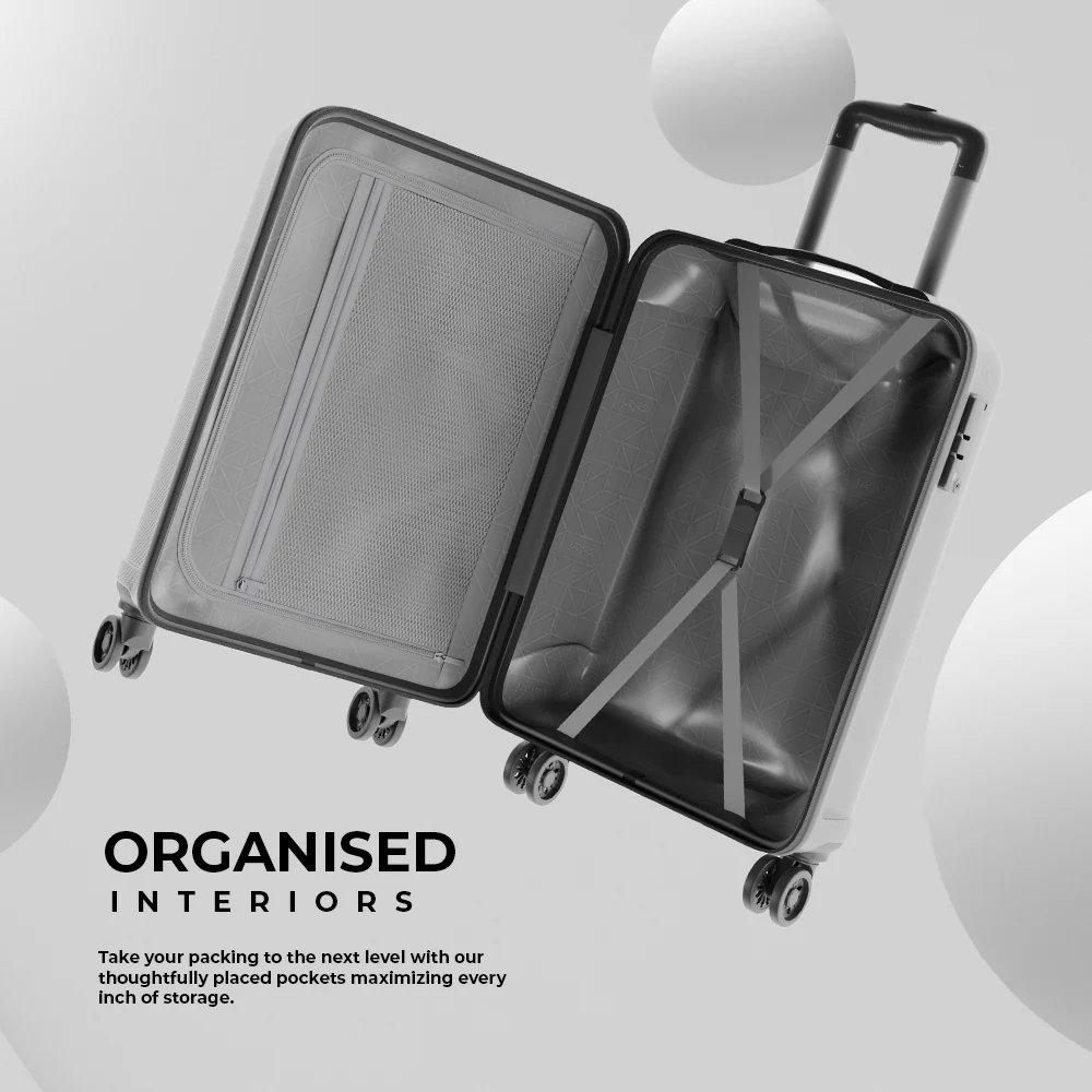 Safari Ryder Gun Metal Trolley Bag With TSA Lock and Dual Wheels - Image 16