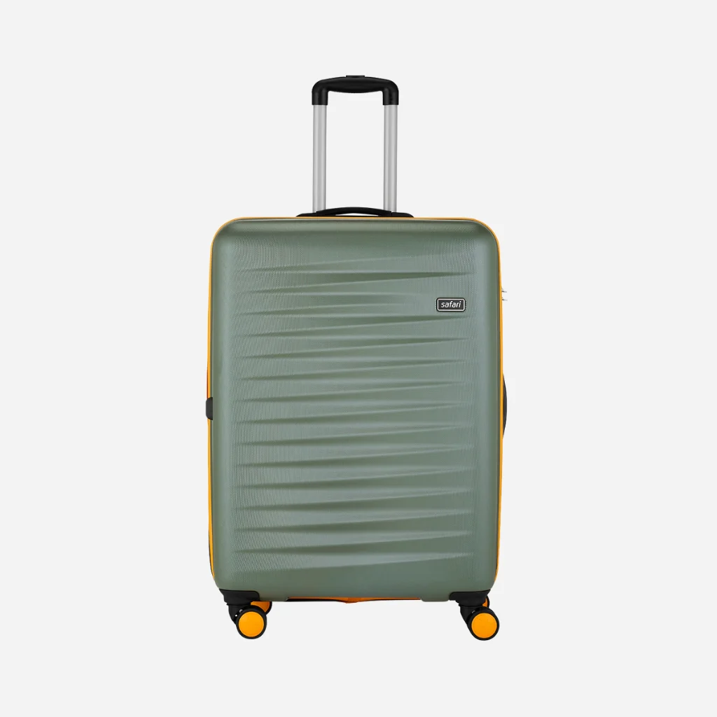 Safari Defender Thyme Green Trolley Bag with TSA lock and Dual Wheels - Image 40