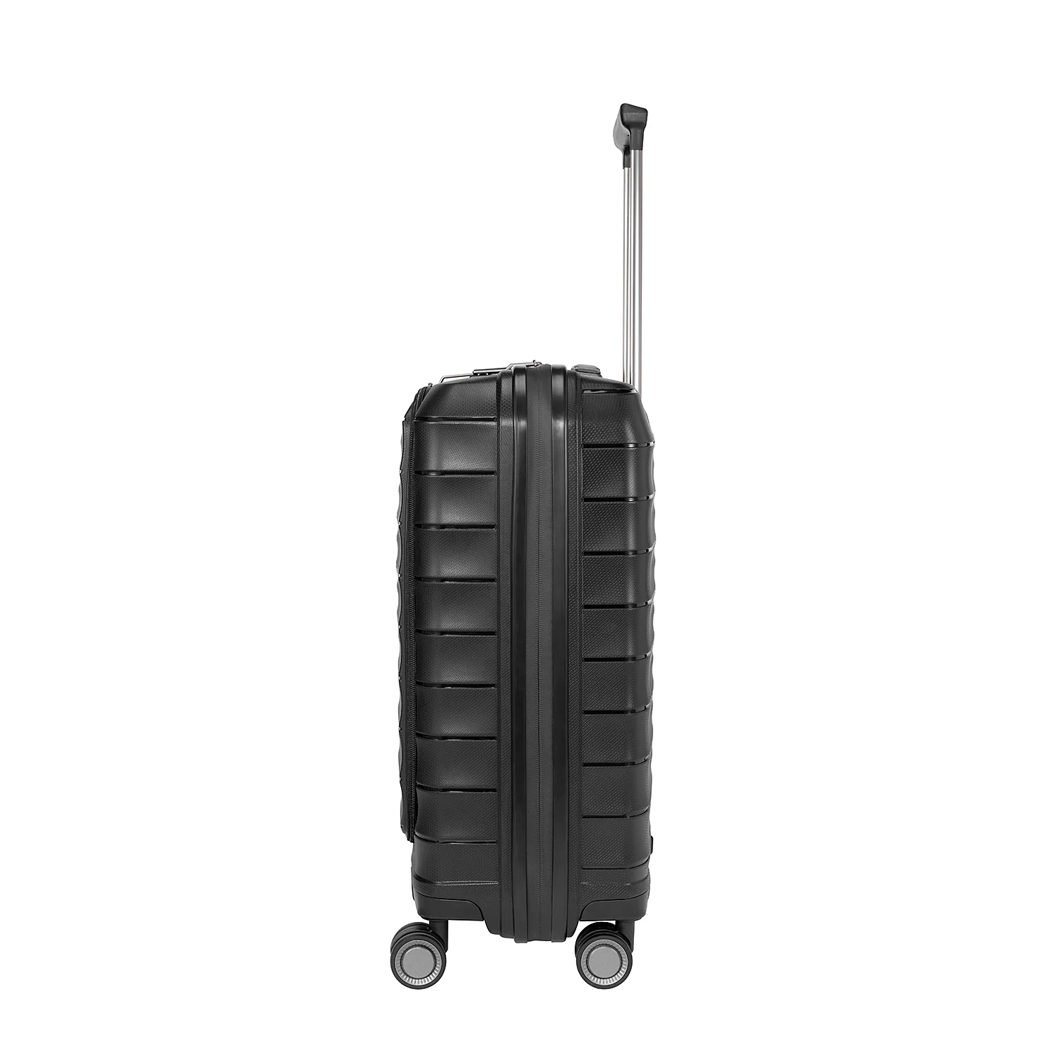 Safari Select Aerolite Black Cabin Trolley Bag with Laptop Compartment, TSA Lock, Dual wheels and Anti-Theft Zipper - Image 11