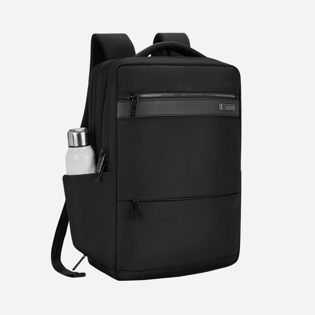 Safari Select Smart 15L Black Formal Backpack with Laptop Sleeve - Image 11
