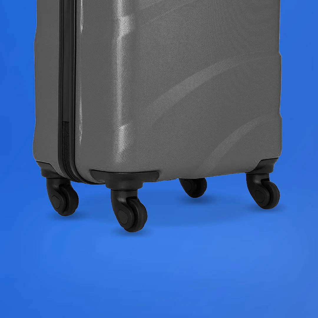 Safari Sway Set of 2 Gun Metal Trolley Bags with Organised Interiors - Image 8