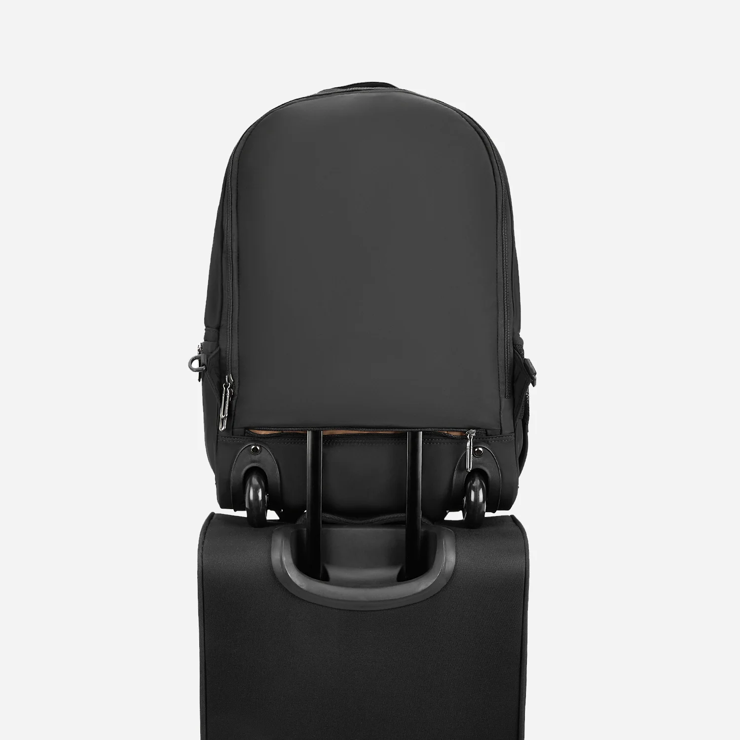 Safari Trooper 20L Black Travel Backpack with Trolley Bag - Image 14