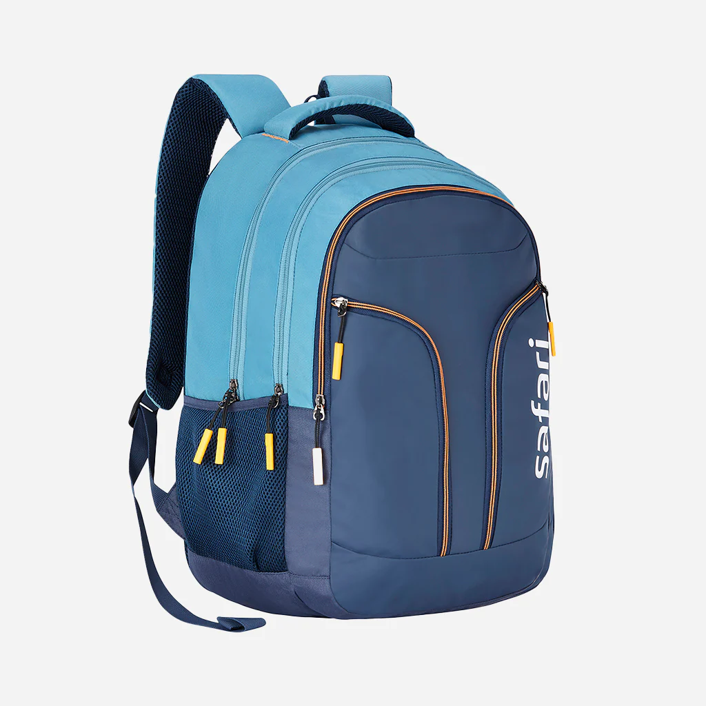 Safari Vogue 3 37L Blue Laptop Backpack With Raincover - Image 3