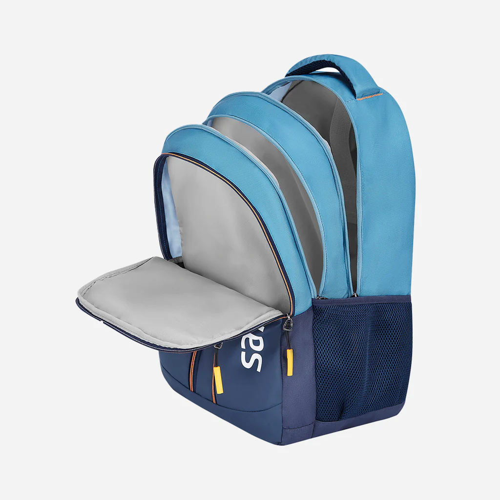 Safari Vogue 3 37L Blue Laptop Backpack With Raincover - Image 6