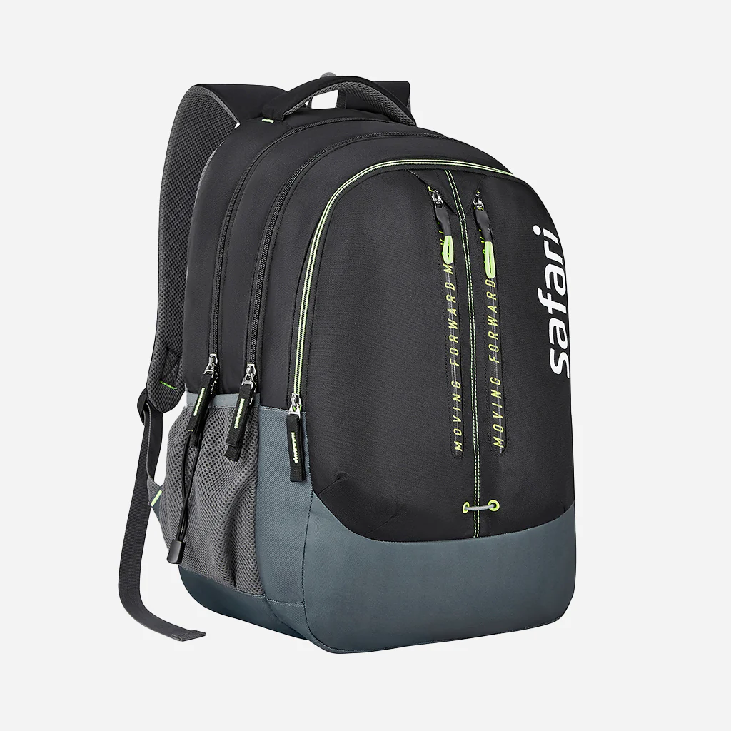 Safari Wing 13 37L Black School Backpack with Pencil Pouch - Image 3