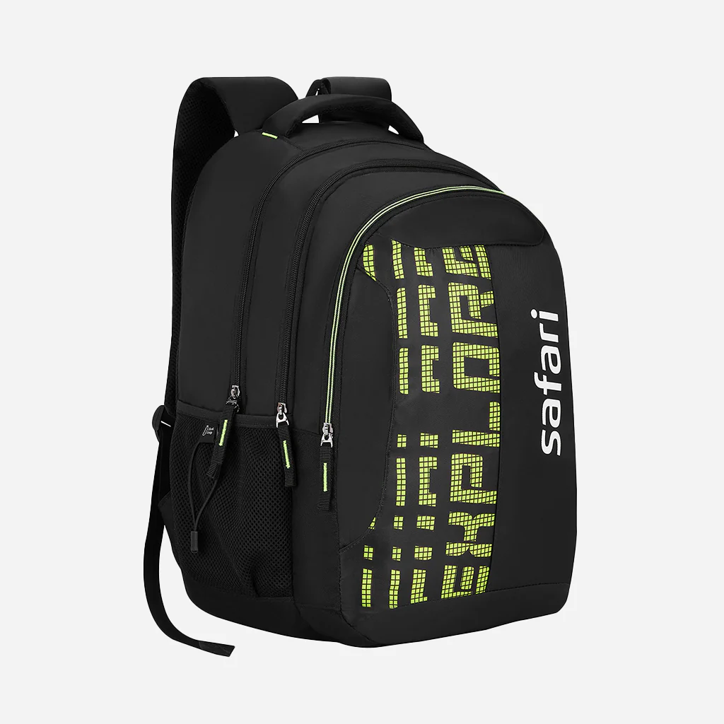 Safari Wing 14 37L Black School Backpack with Pencil Pouch - Image 3