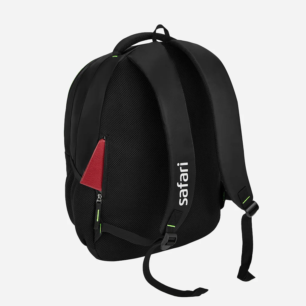 Safari Wing 14 37L Black School Backpack with Pencil Pouch - Image 8